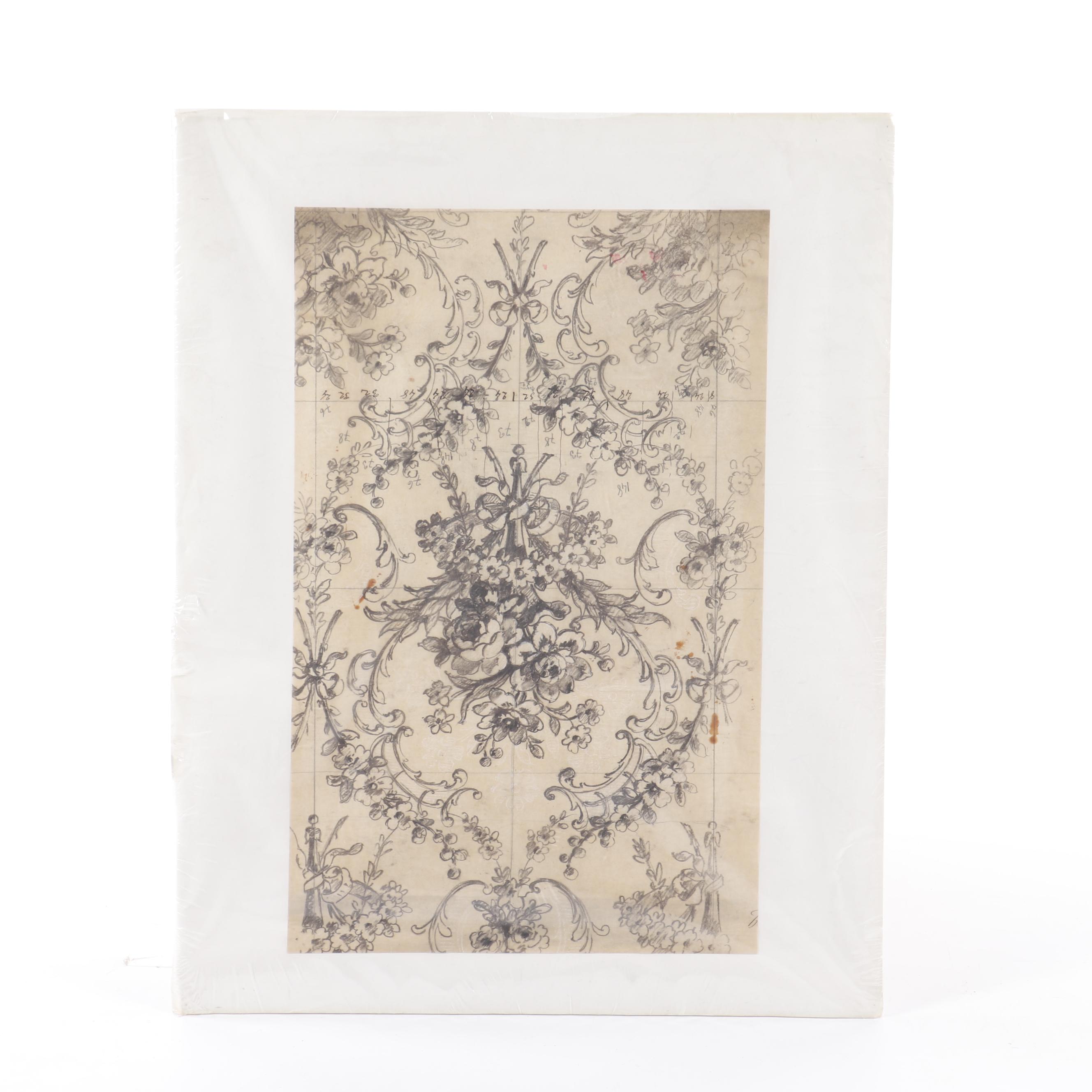 Vintage Pieces of Wallpaper and Design Proof