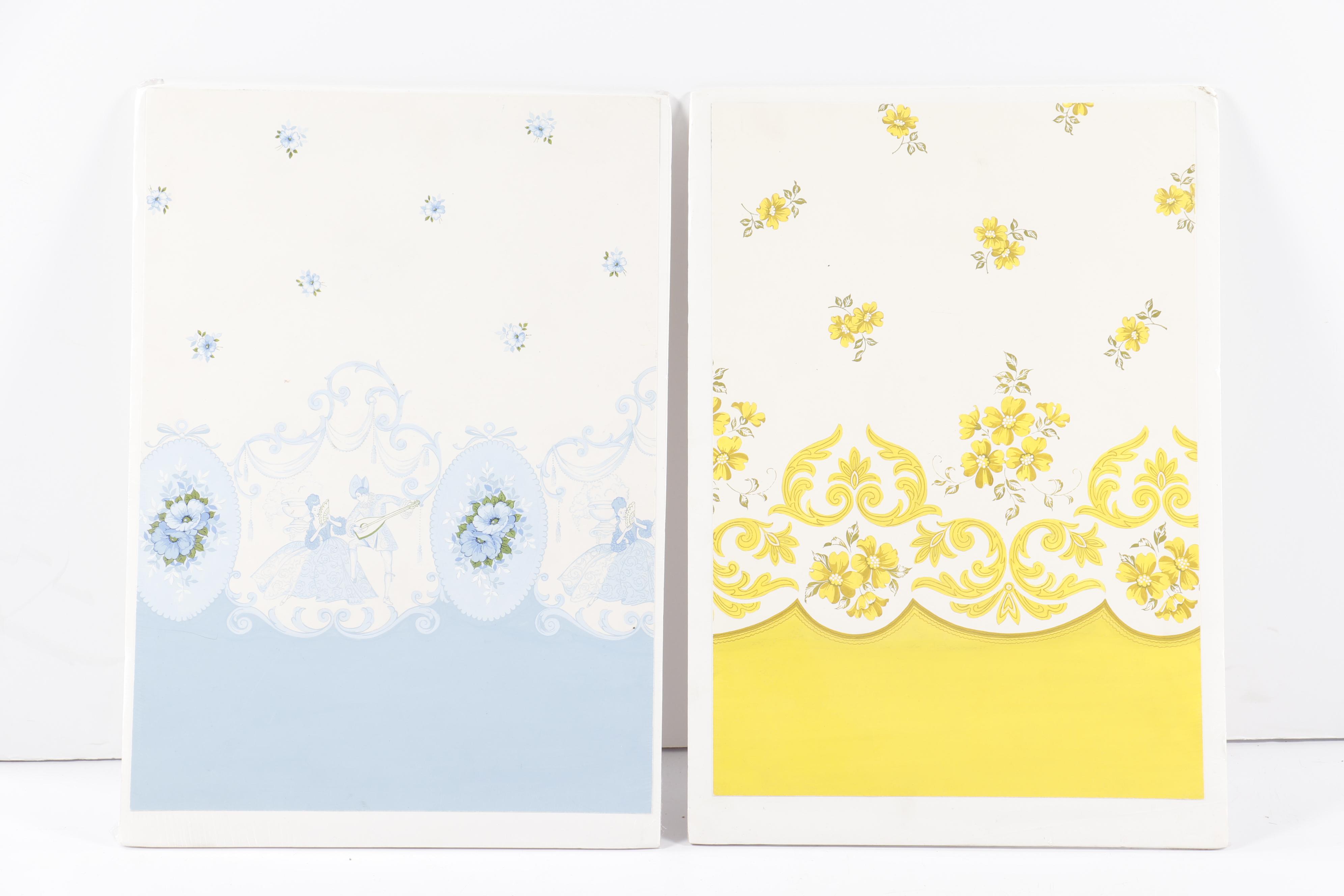 Vintage Pieces of Wallpaper and Design Proof