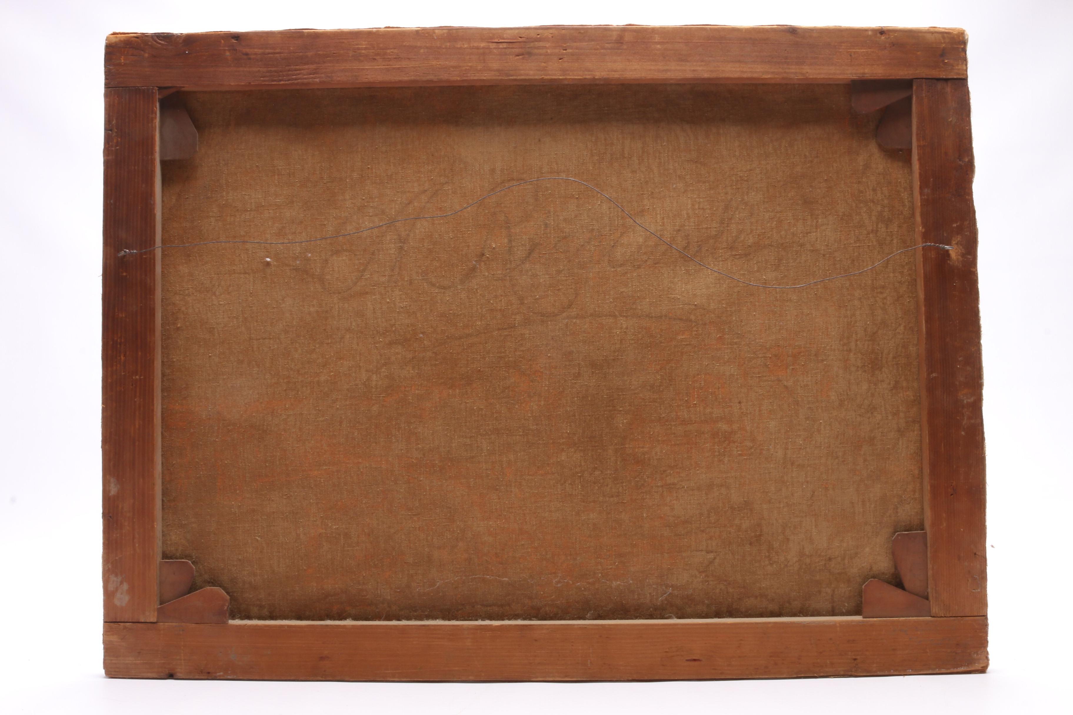 A. Ricciardi Continental Oil Painting of Scenic Countryside