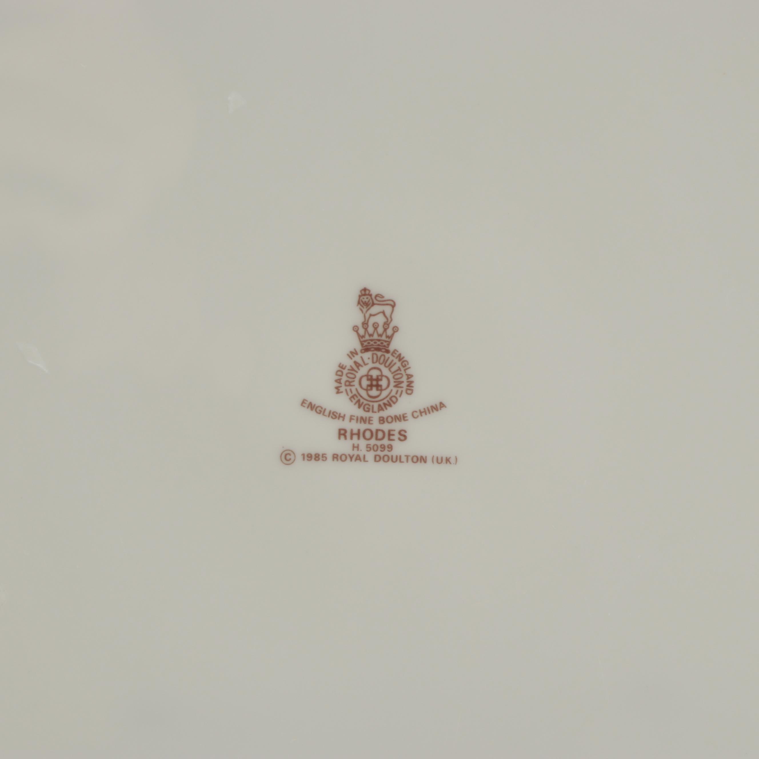 Royal Doulton "Rhodes" Bone China Dinnerware