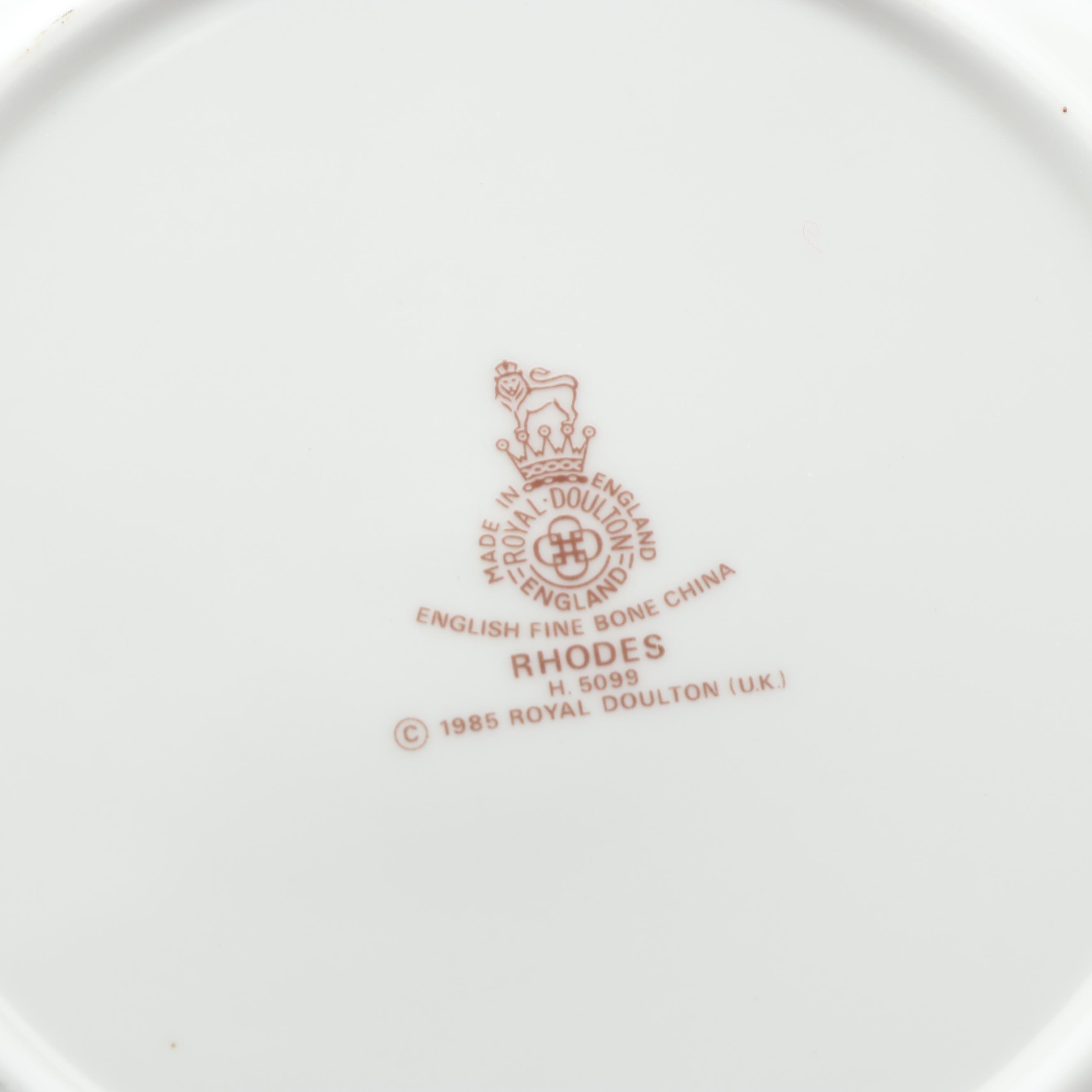 Royal Doulton "Rhodes" Bone China Dinnerware