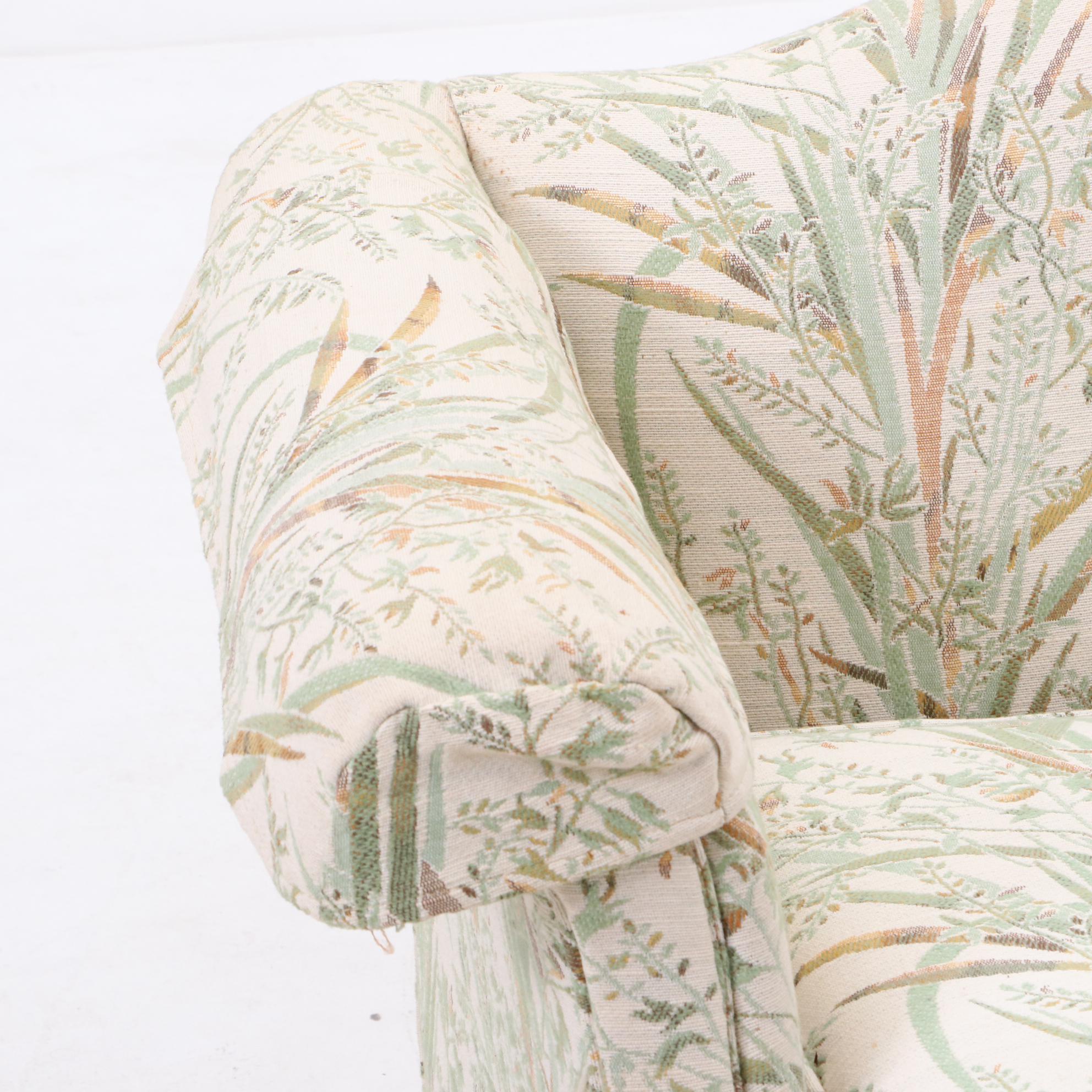 Camel Back Upholstered Loveseat by North Hickory Furniture Co.