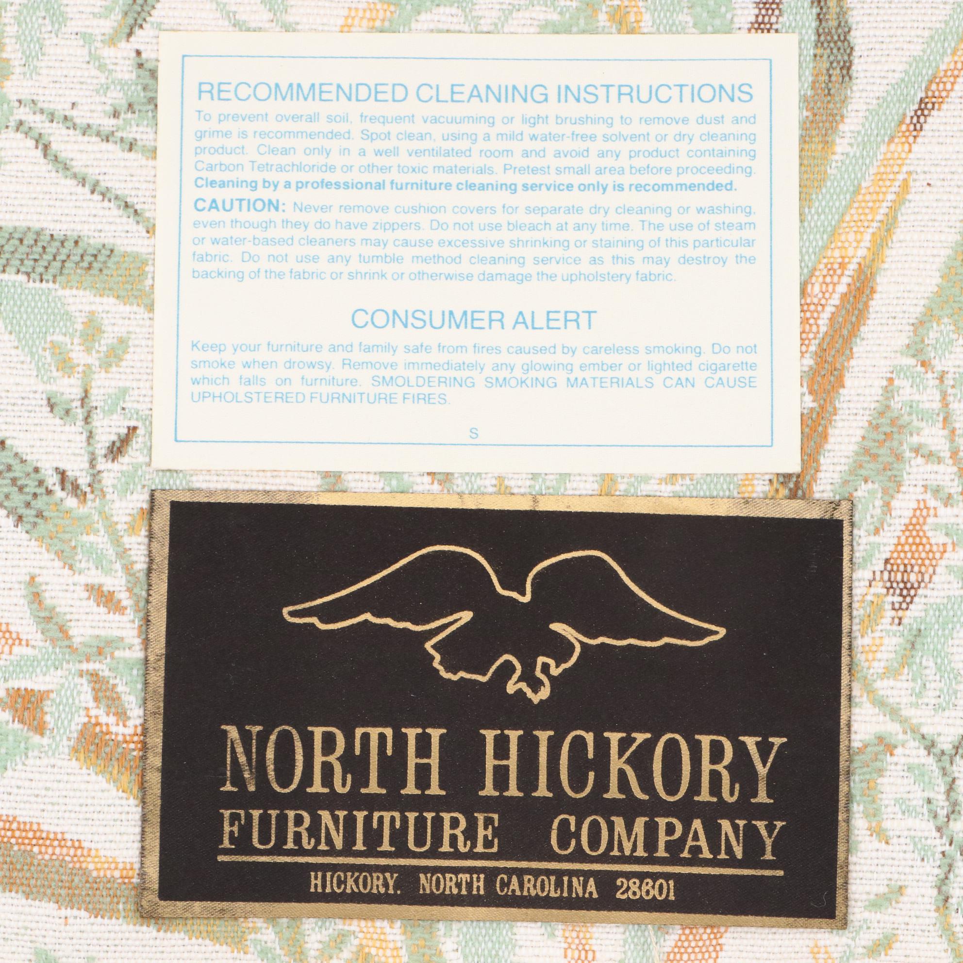 Camel Back Upholstered Loveseat by North Hickory Furniture Co.