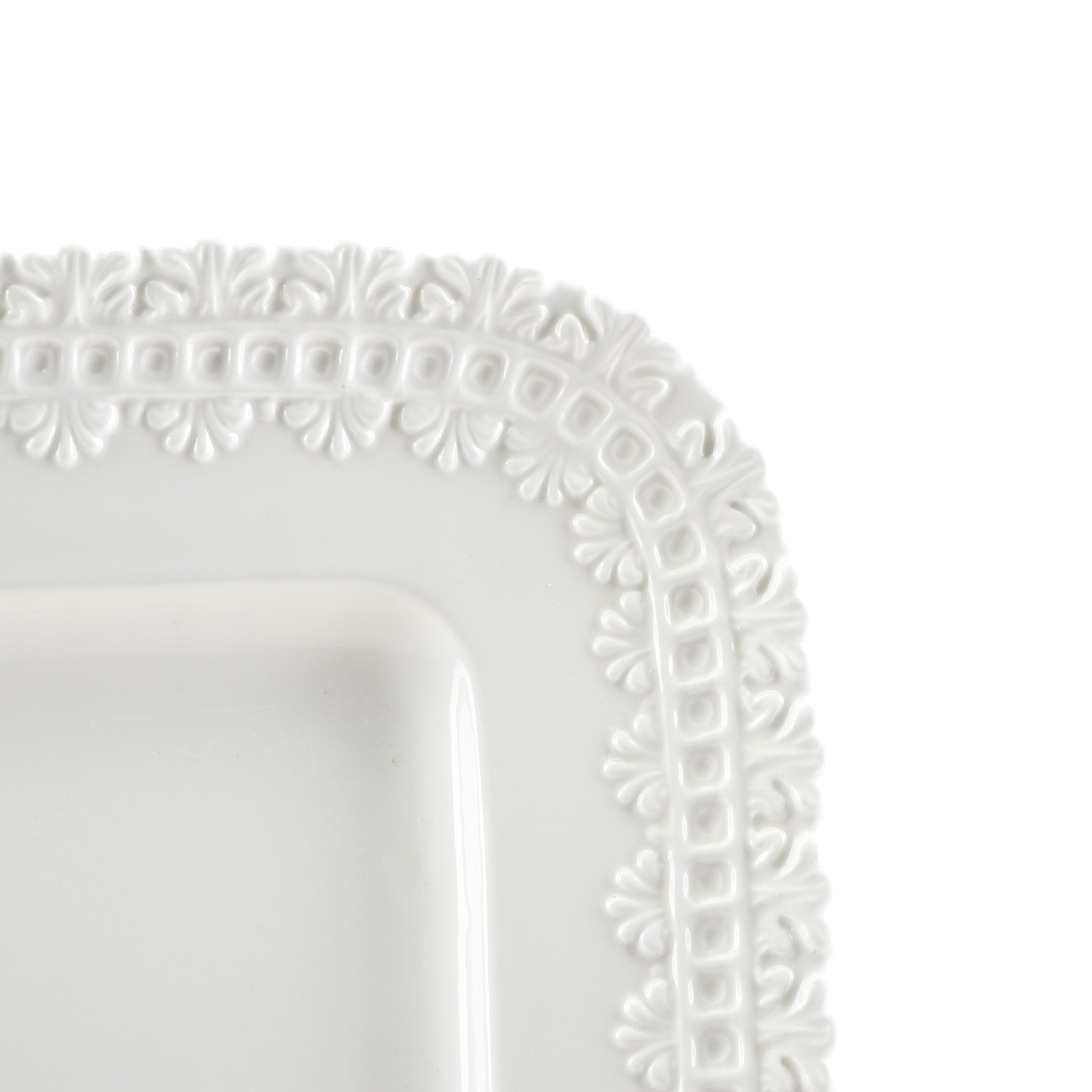 Over and Back "Bizzirri" Ceramic Serving Platter