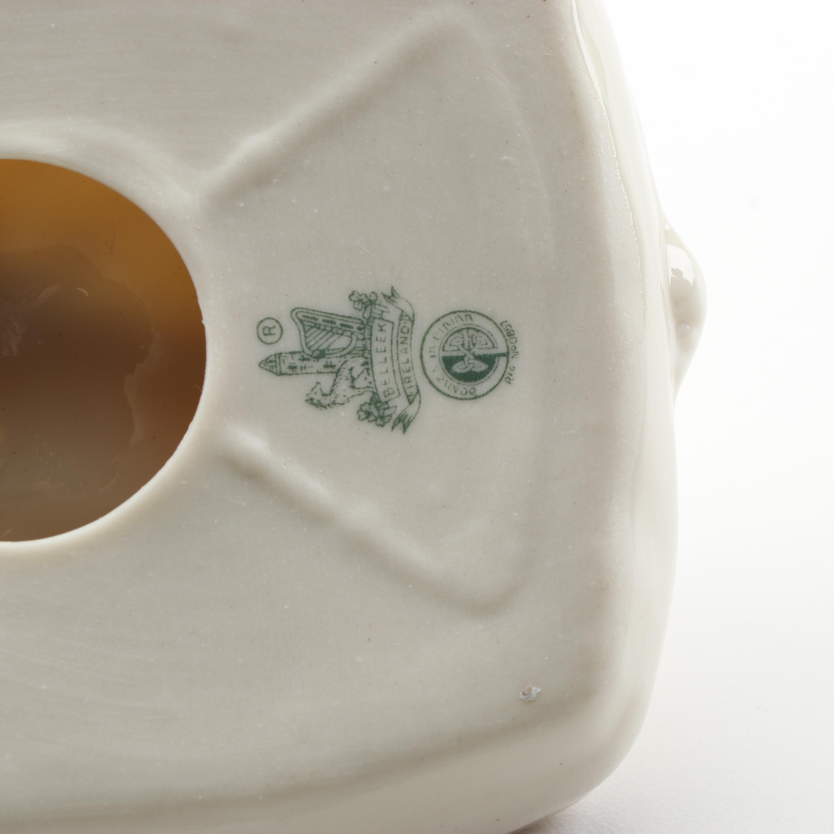 Lenox and Belleek Porcelain Cavalier King Charles Spaniel Figurines