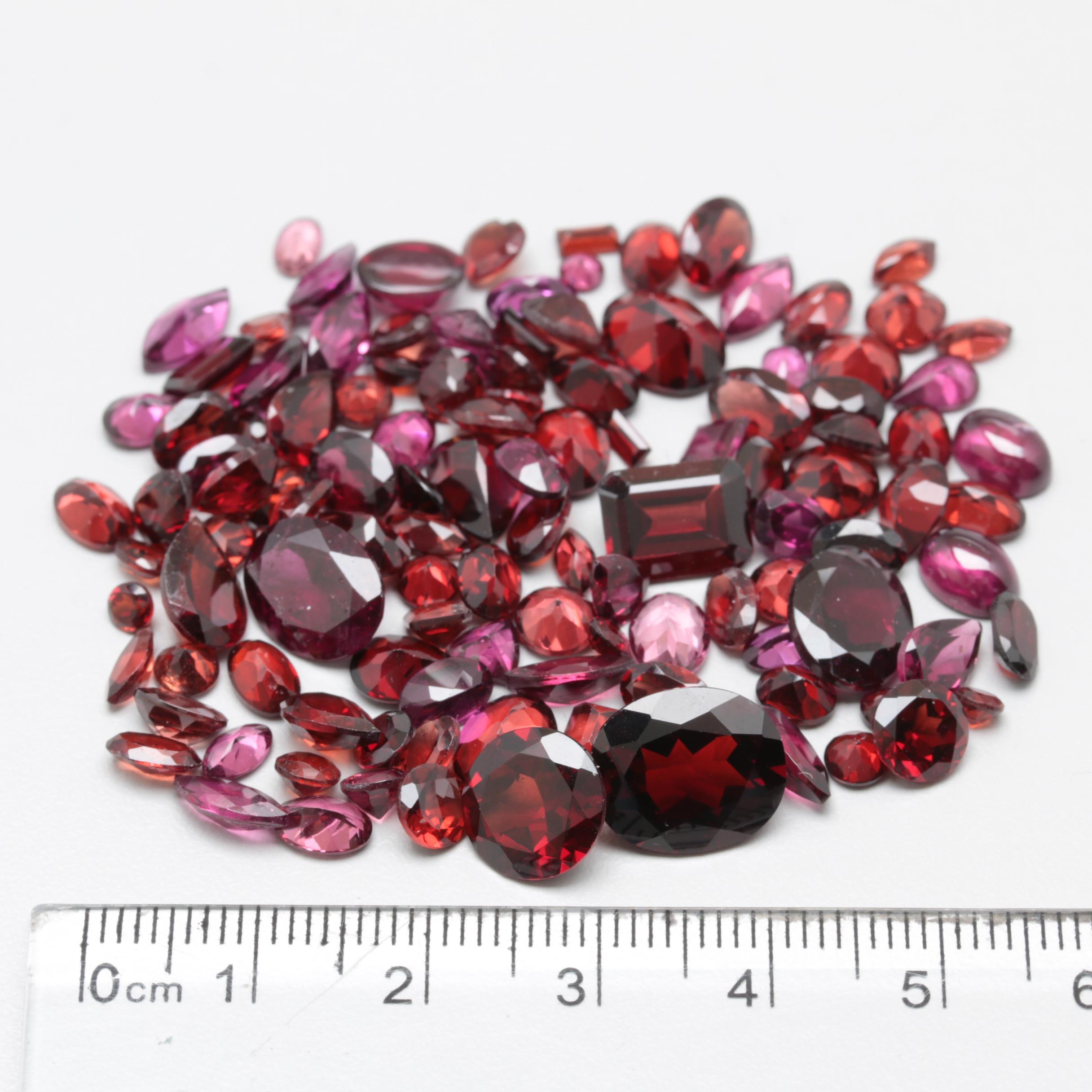 Loose 82.45 CTW Garnet Gemstones
