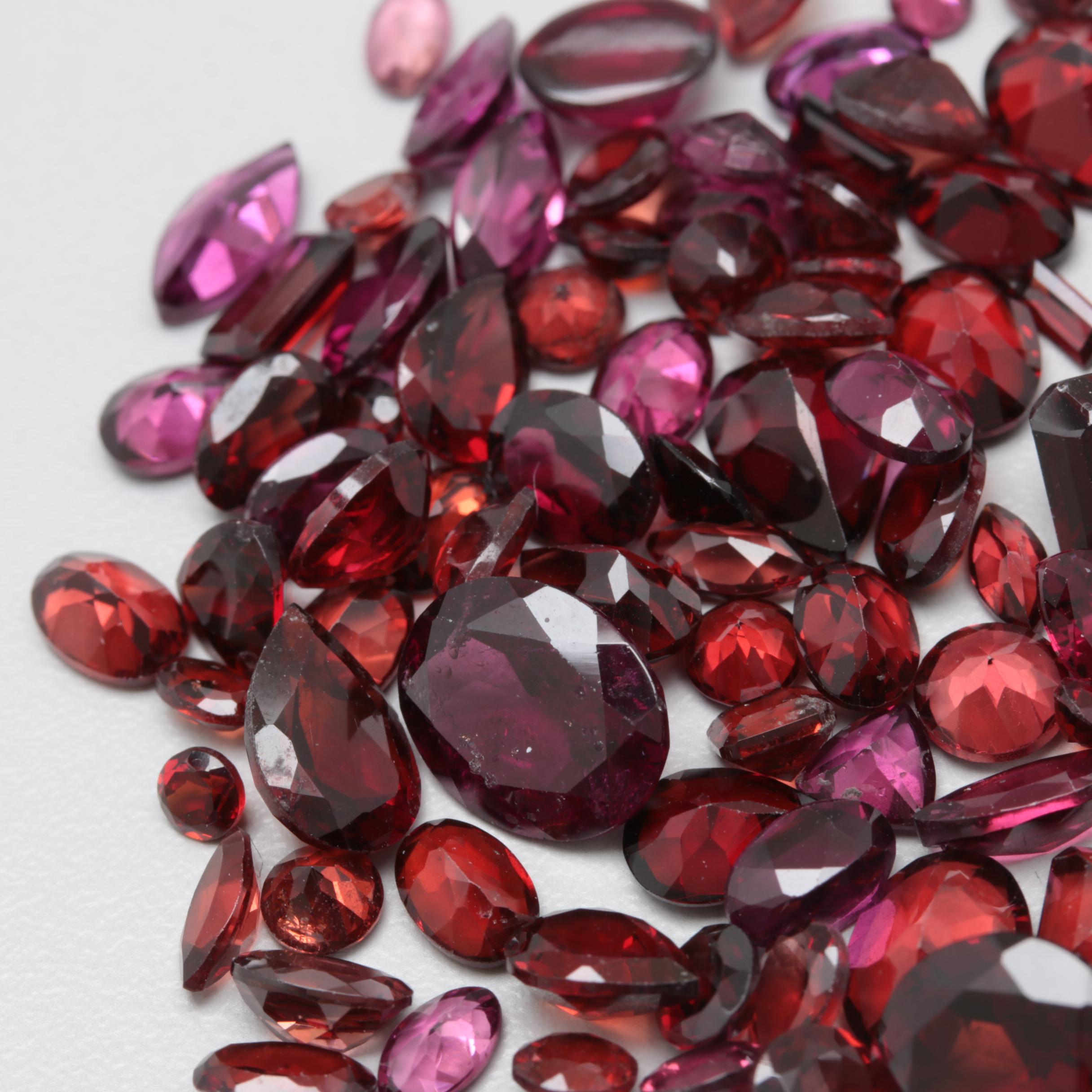 Loose 82.45 CTW Garnet Gemstones