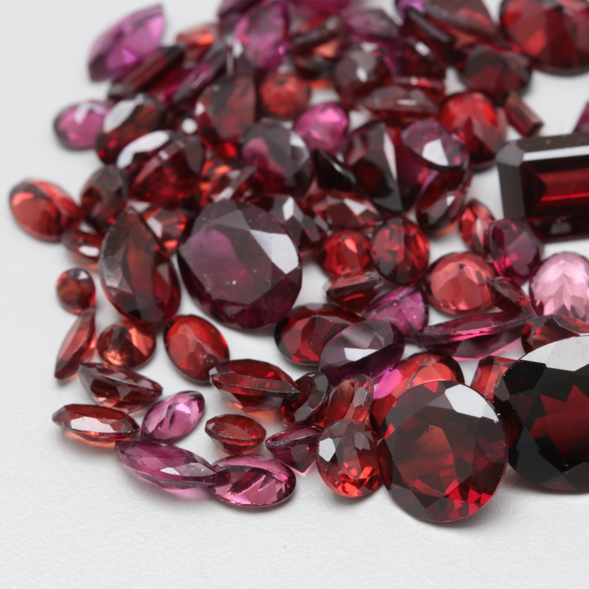 Loose 82.45 CTW Garnet Gemstones