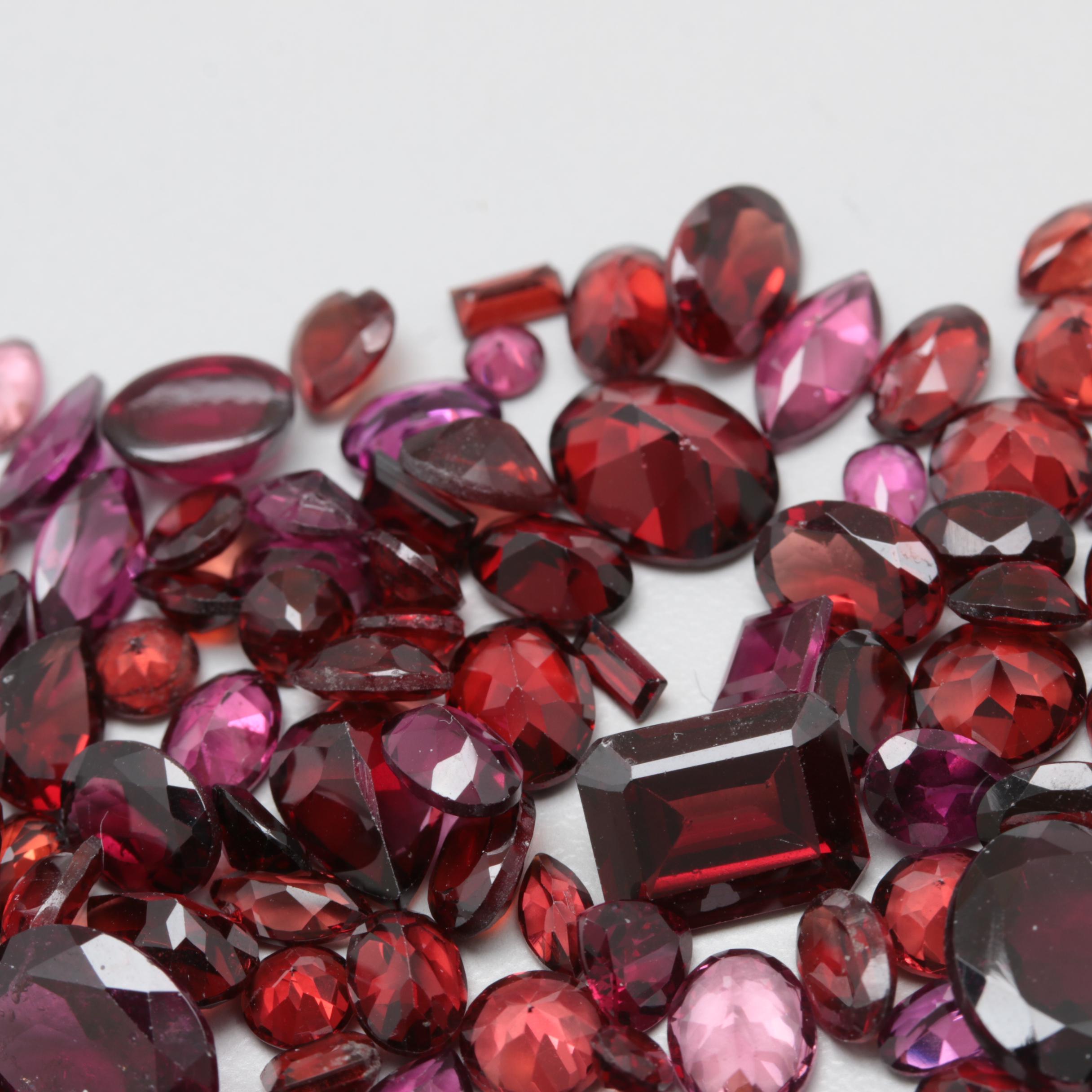 Loose 82.45 CTW Garnet Gemstones