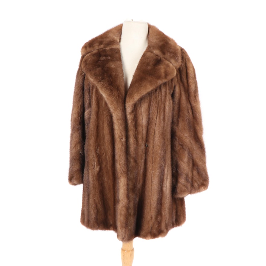 Women's Koslow's Demi-Buff Mink Fur Jacket