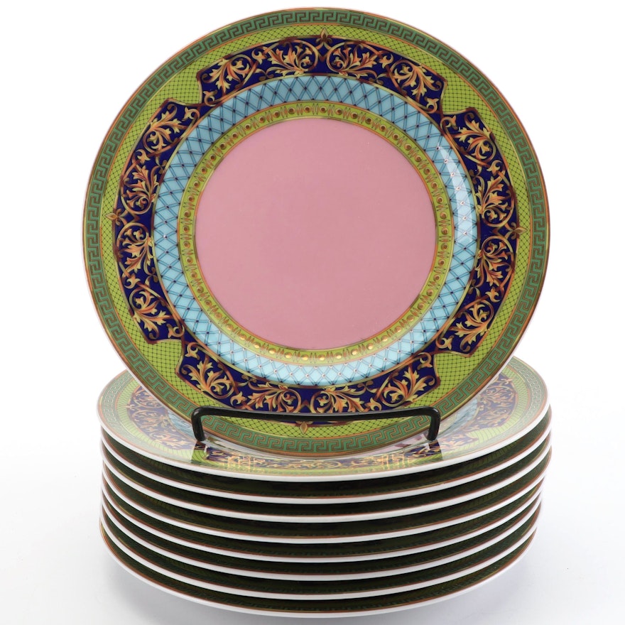 Versace for Rosenthal "Russian Dream" Porcelain Bread and Butter Plates