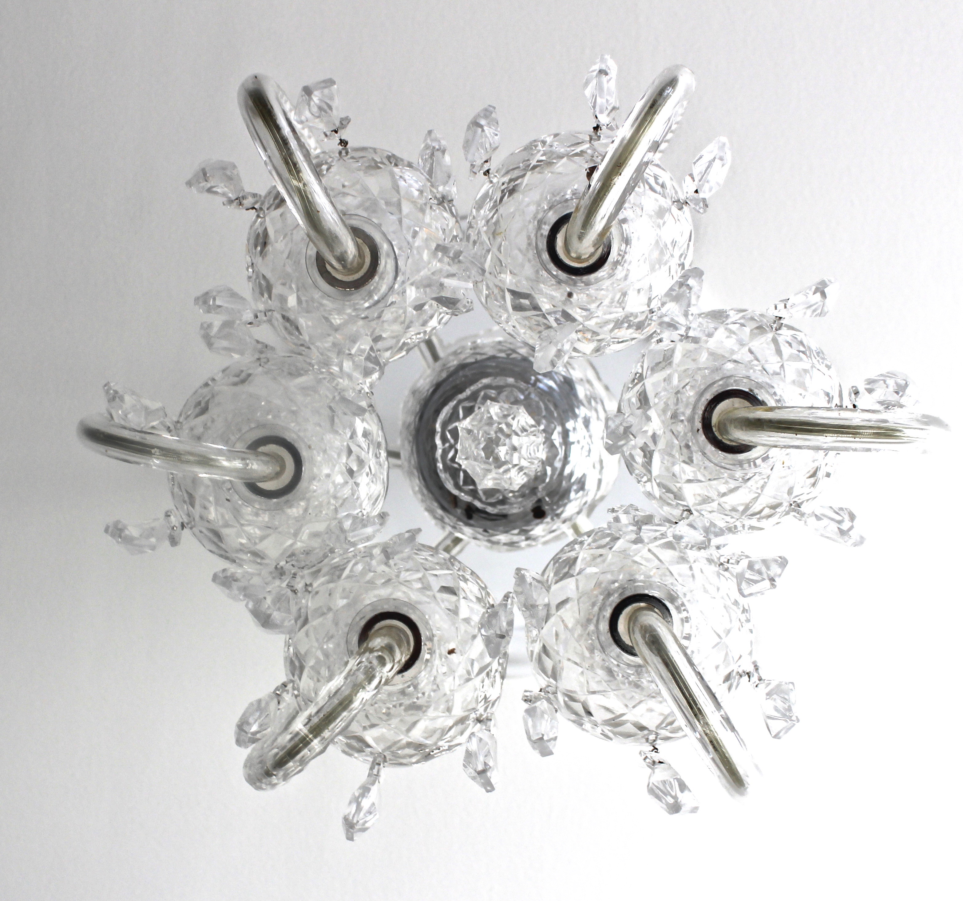 Waterford Crystal Six-Arm Chandelier