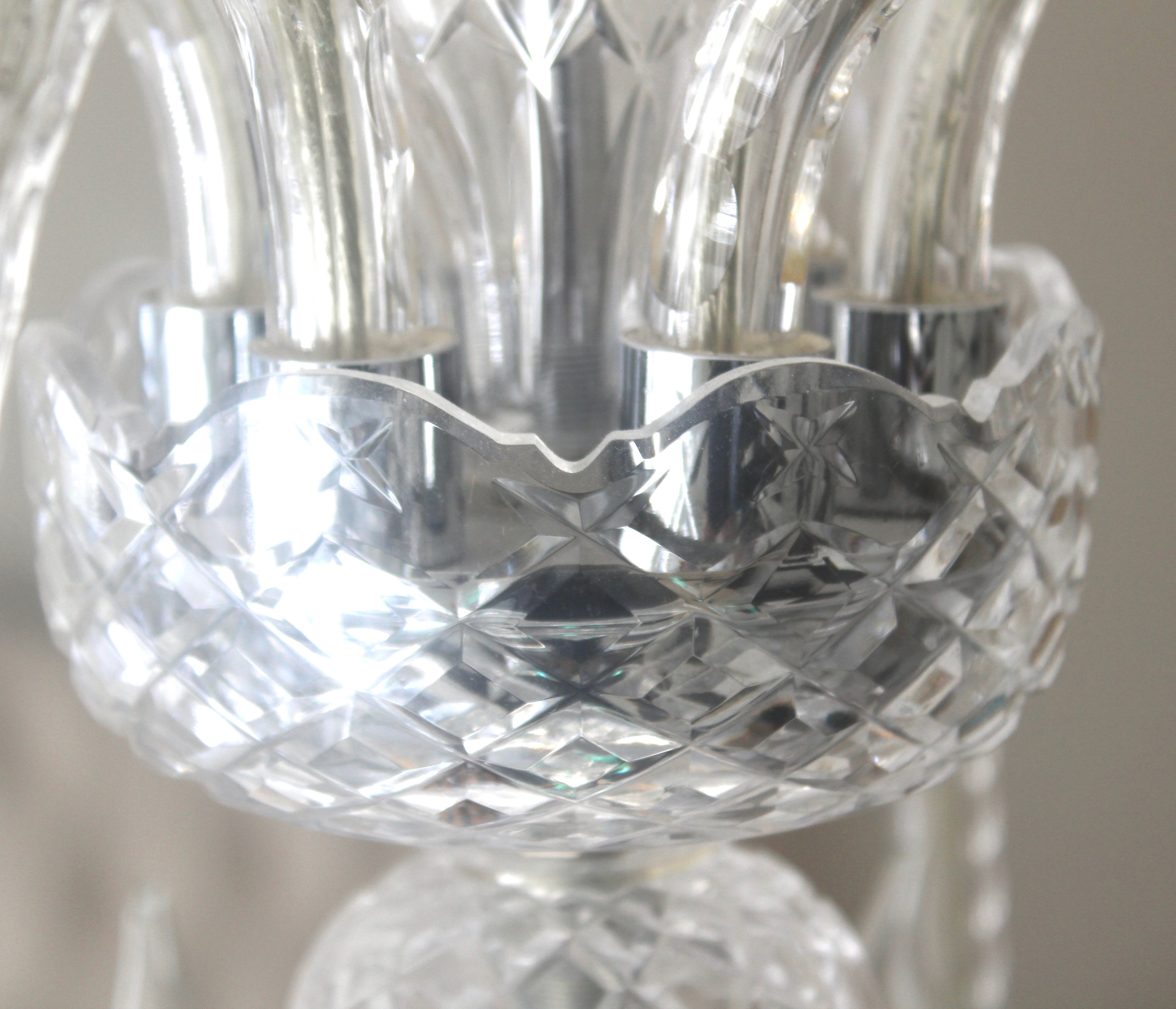 Waterford Crystal Six-Arm Chandelier