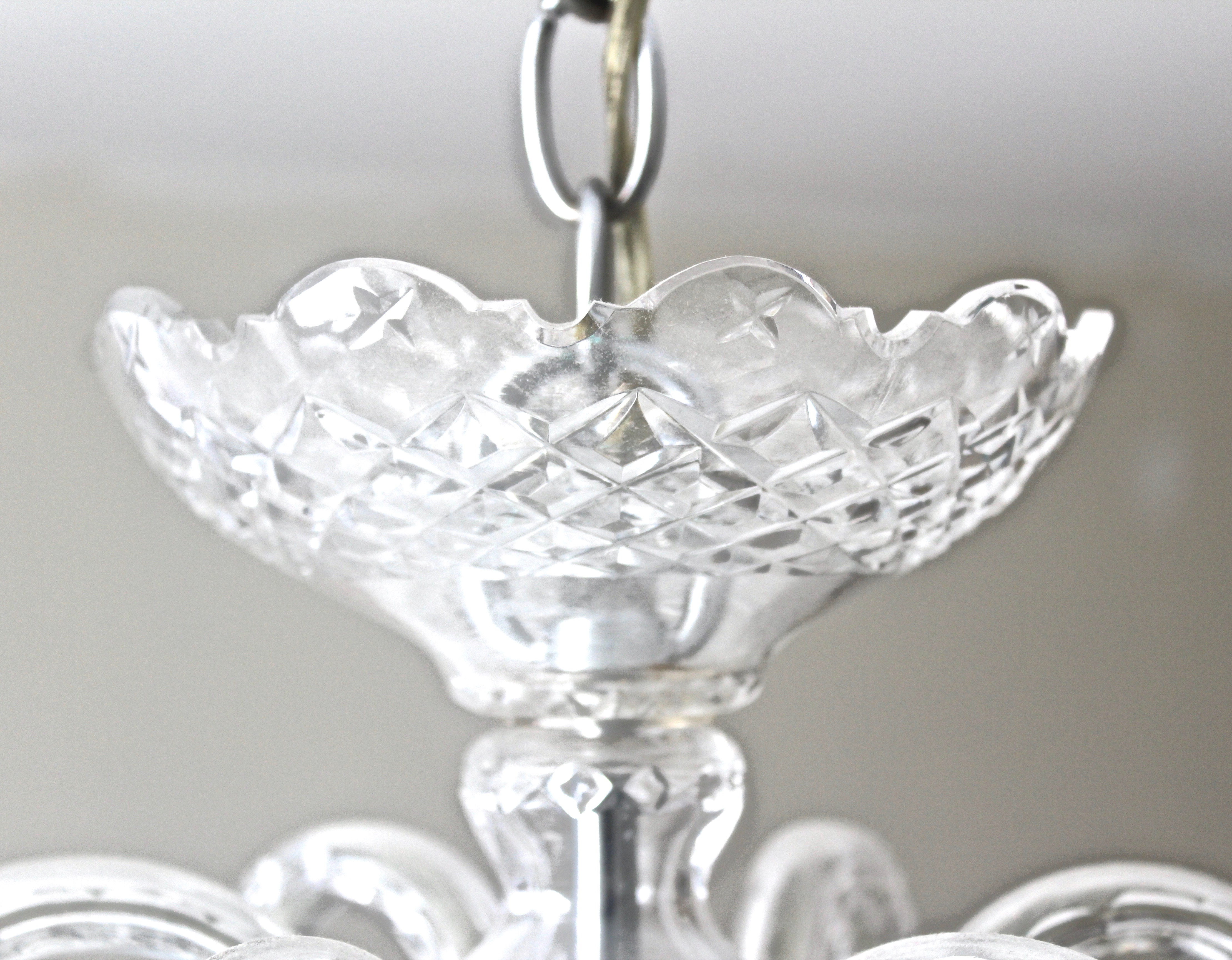 Waterford Crystal Six-Arm Chandelier