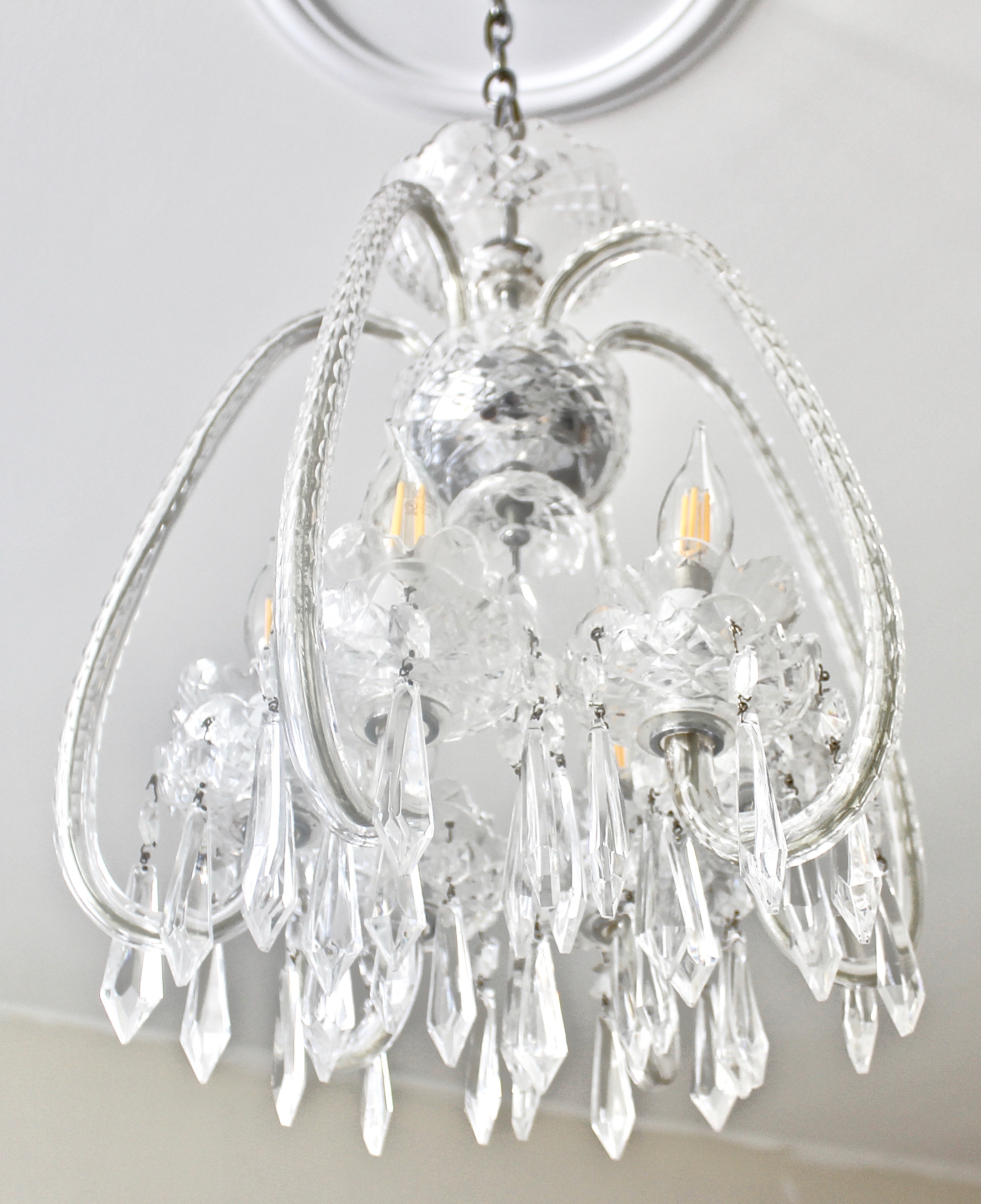 Waterford Crystal Six-Arm Chandelier