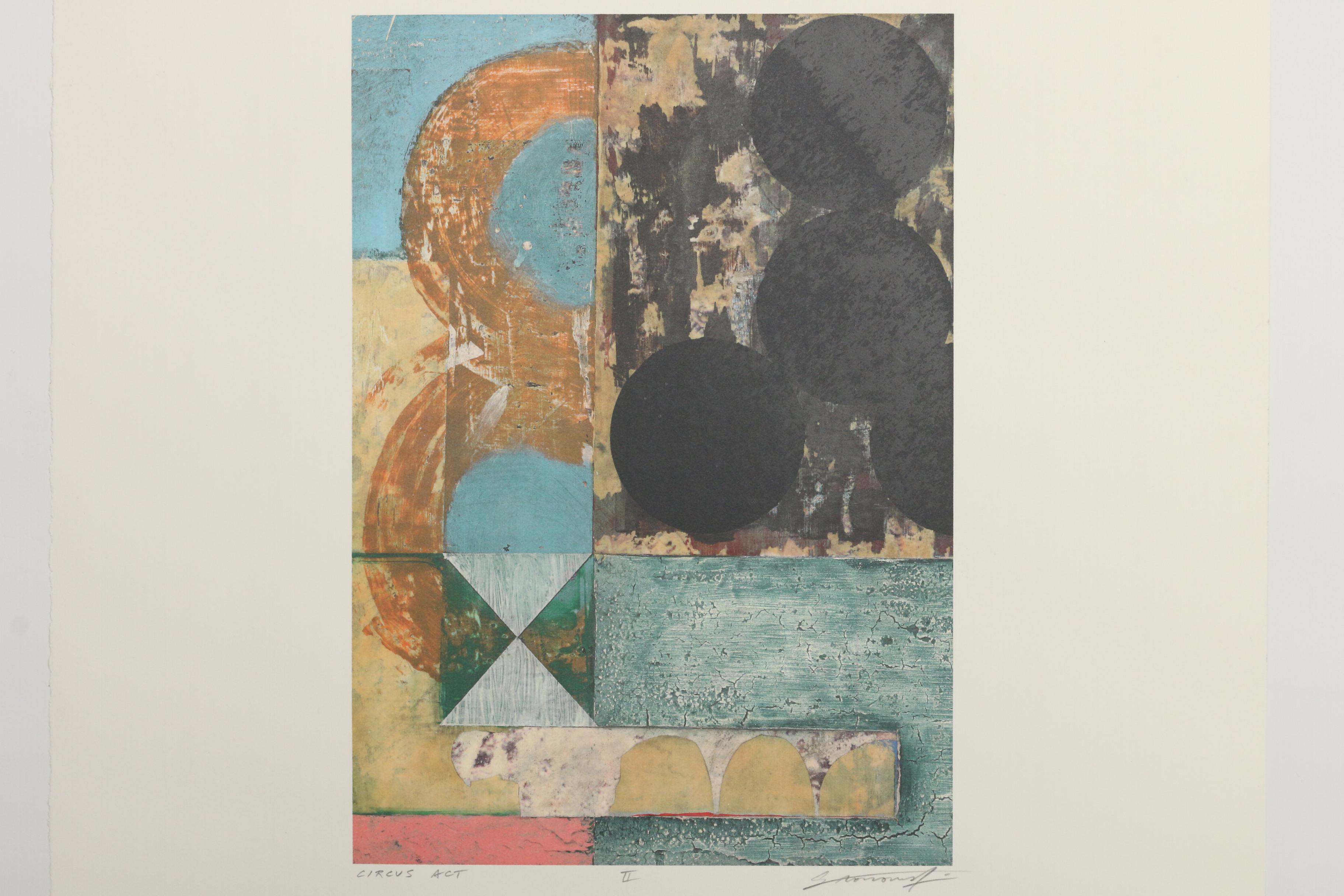 Mark Schmidt Transfer Print "Circus Act II"