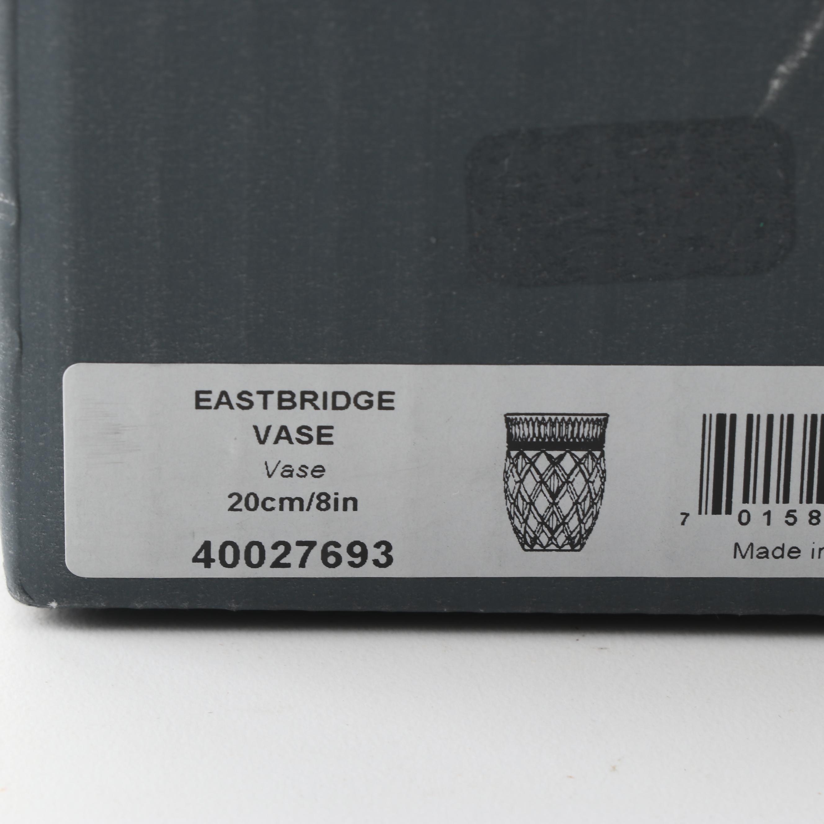 Waterford "Eastbridge" Lead Crystal Vase, 21st Century