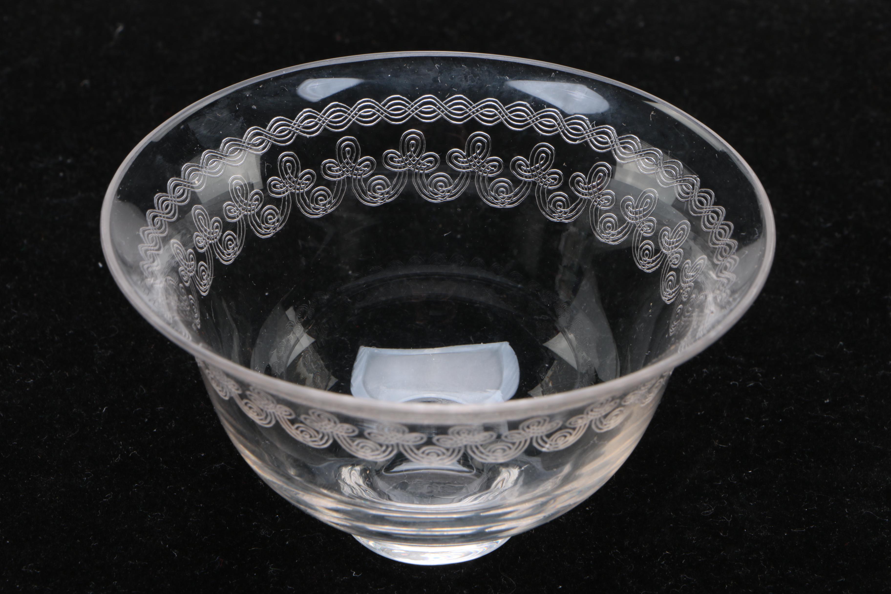 Sterling Silver Sherbet Cups with Glass Inserts