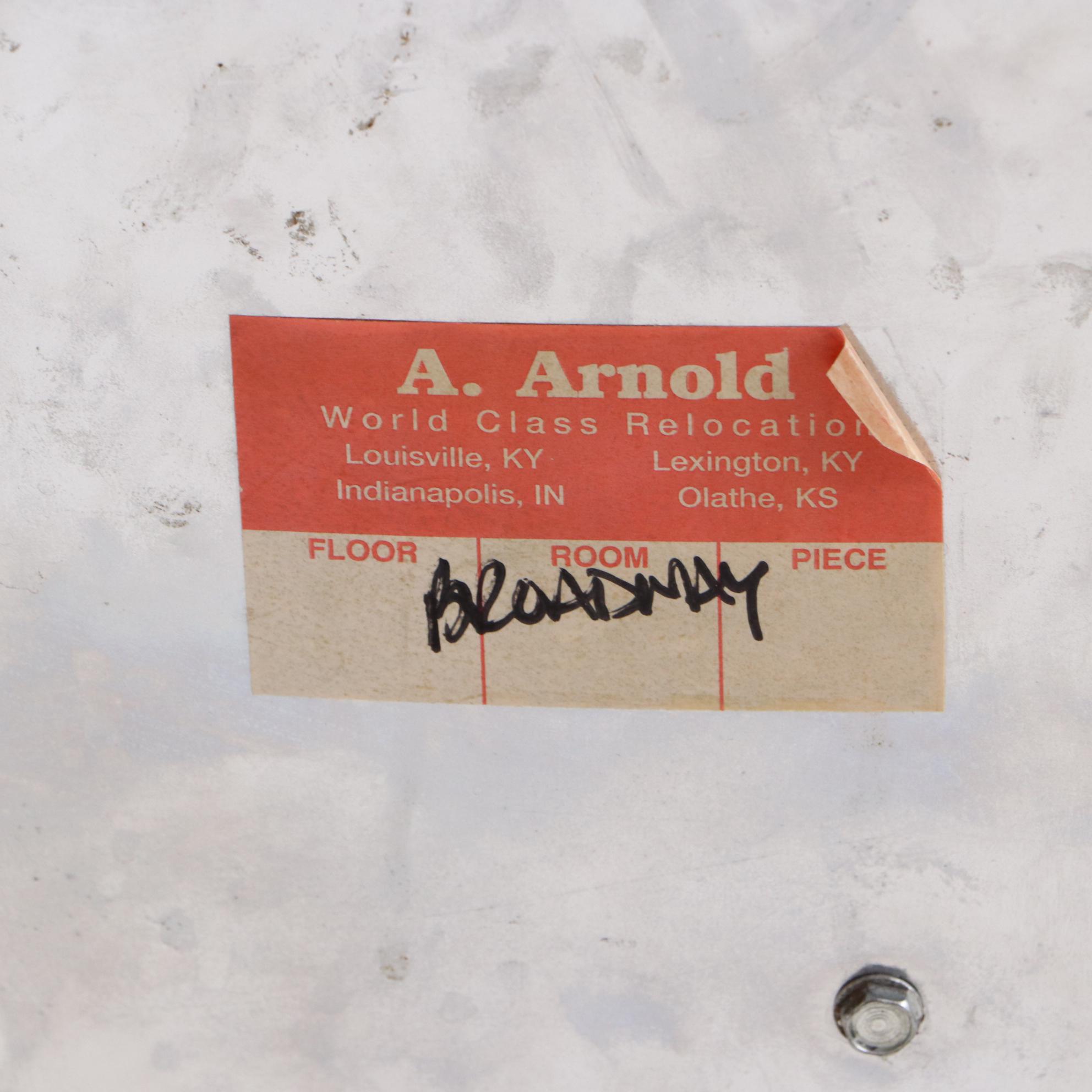 Two Arnold Metal "NTA" Folding Chairs Personally Owned by Jim and Pat Host