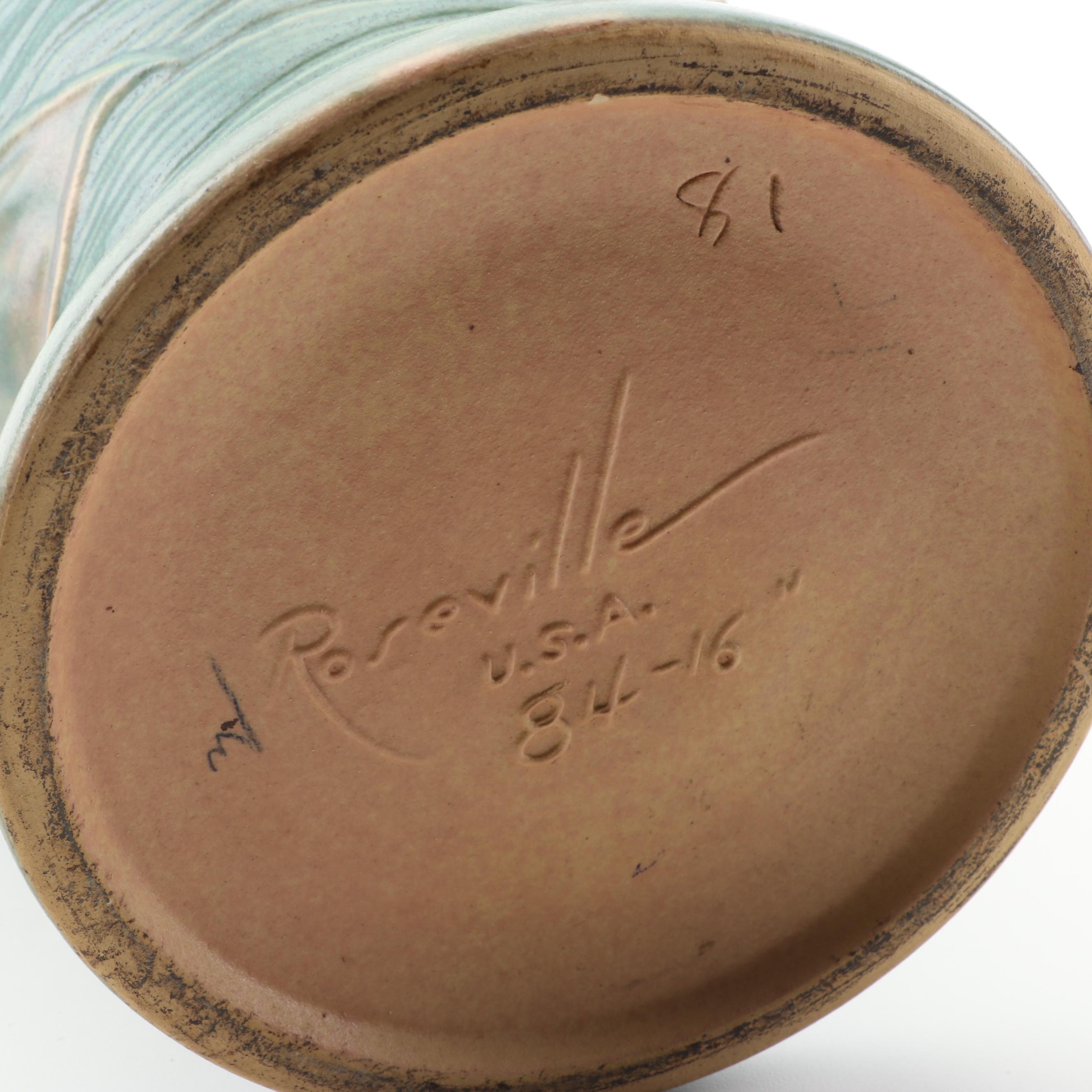 Roseville Pottery "Water Lily" Vase