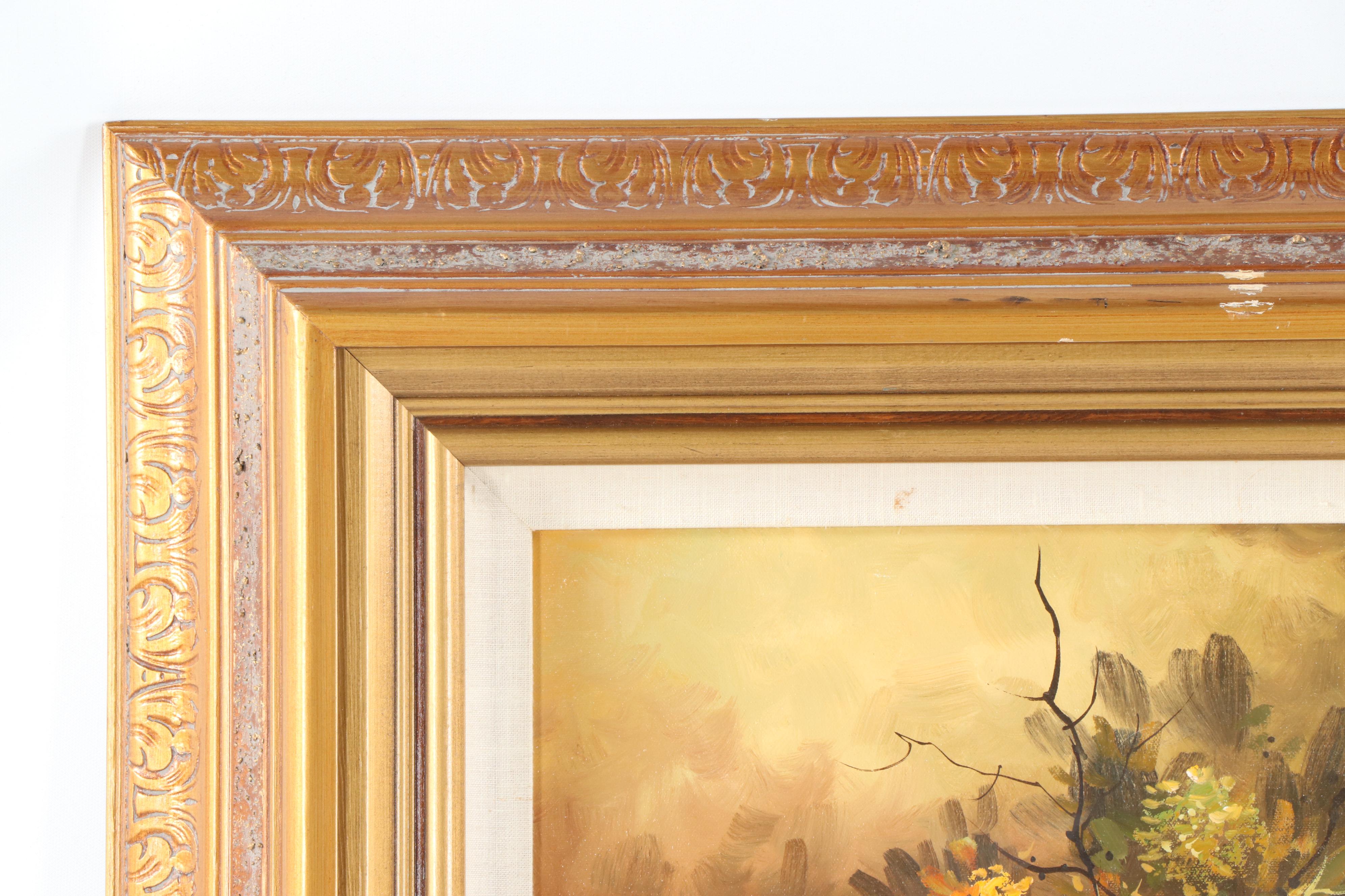 H. Bellmum Still Life Oil Painting