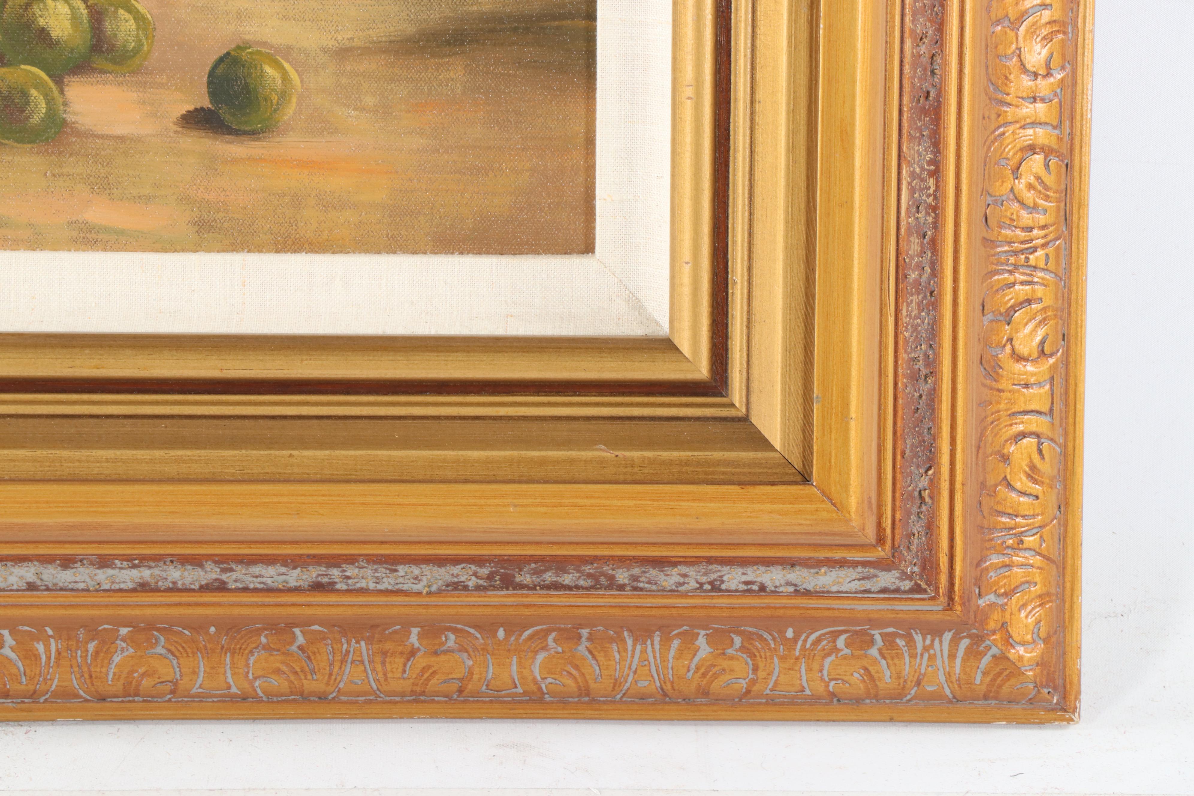 H. Bellmum Still Life Oil Painting