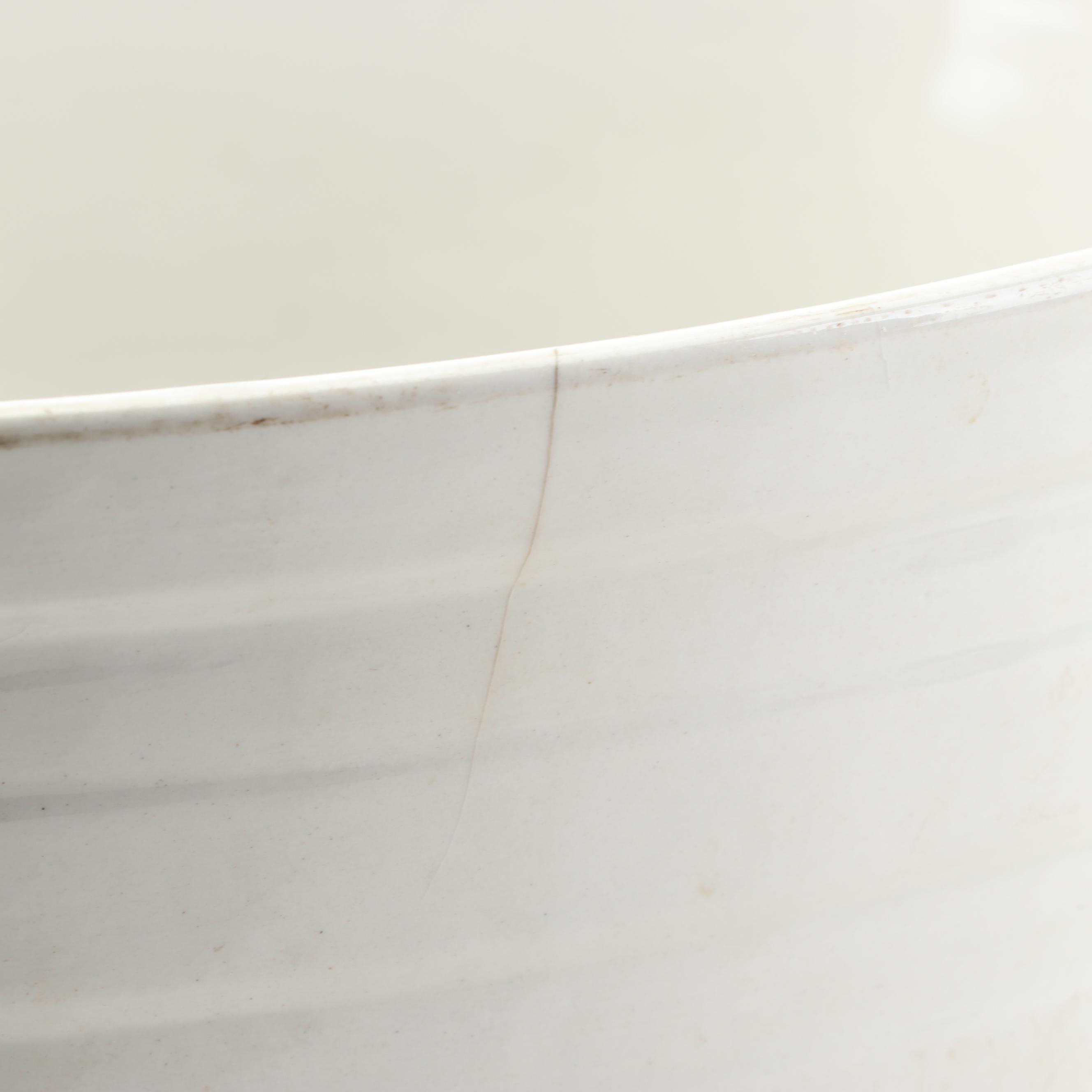 English "Pure Milk" Ironstone Bucket, Late 19th Century