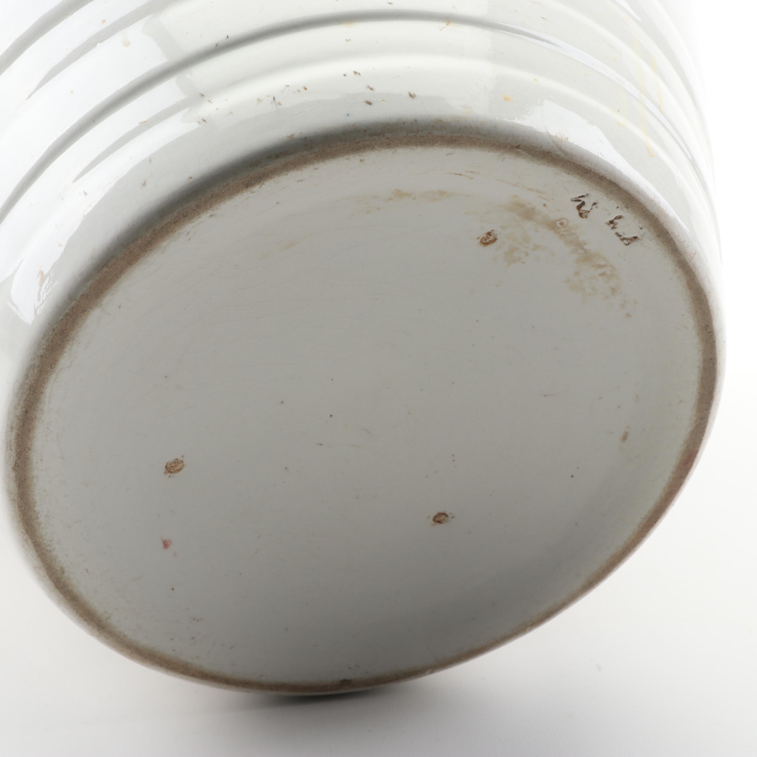 English "Pure Milk" Ironstone Bucket, Late 19th Century