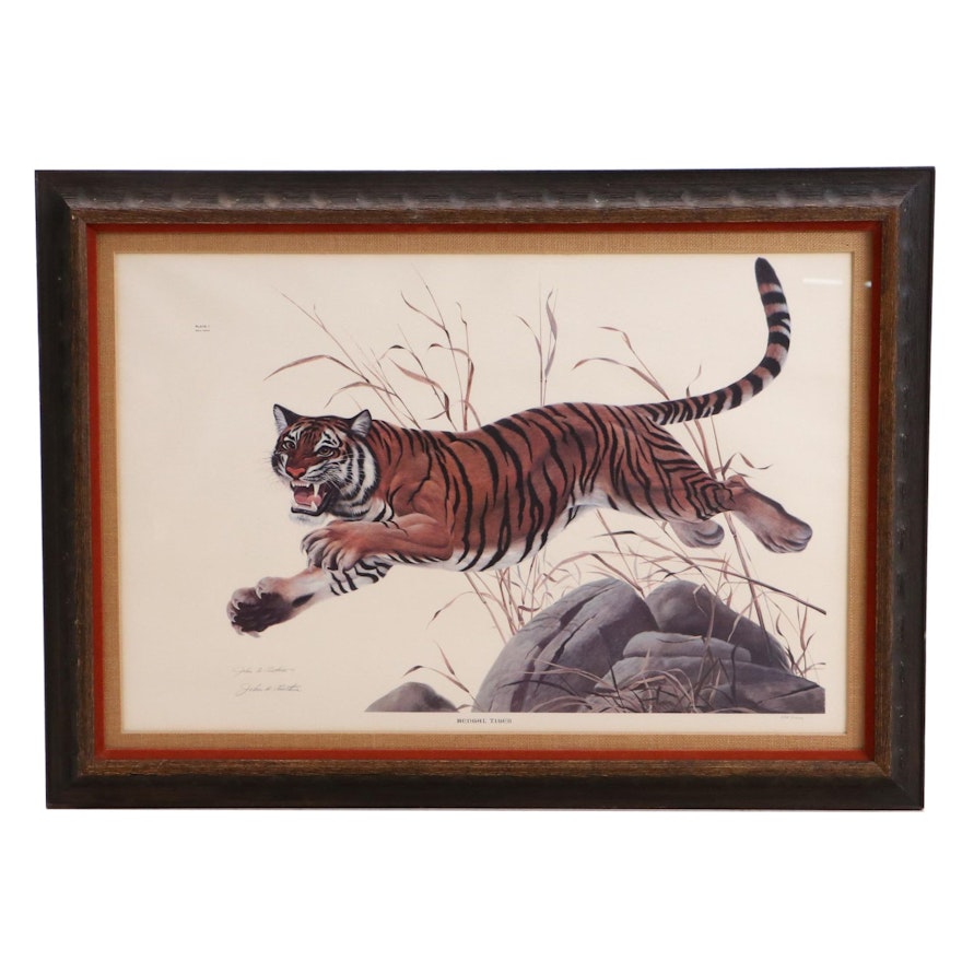 John Ruthven Limited Edition Offset Lithograph "Bengal Tiger"