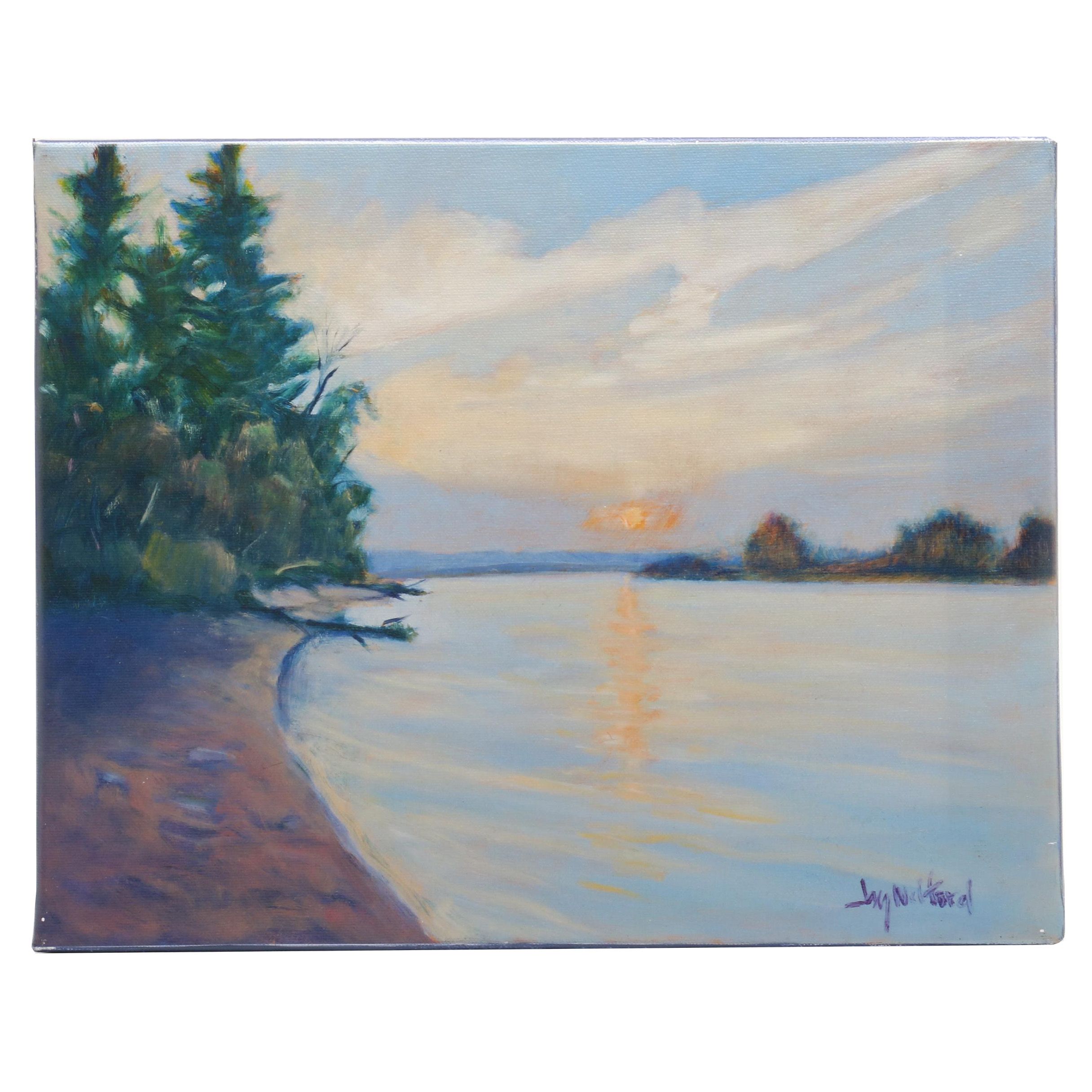 Giclée on Canvas after Jay Wilford Landscape Painting