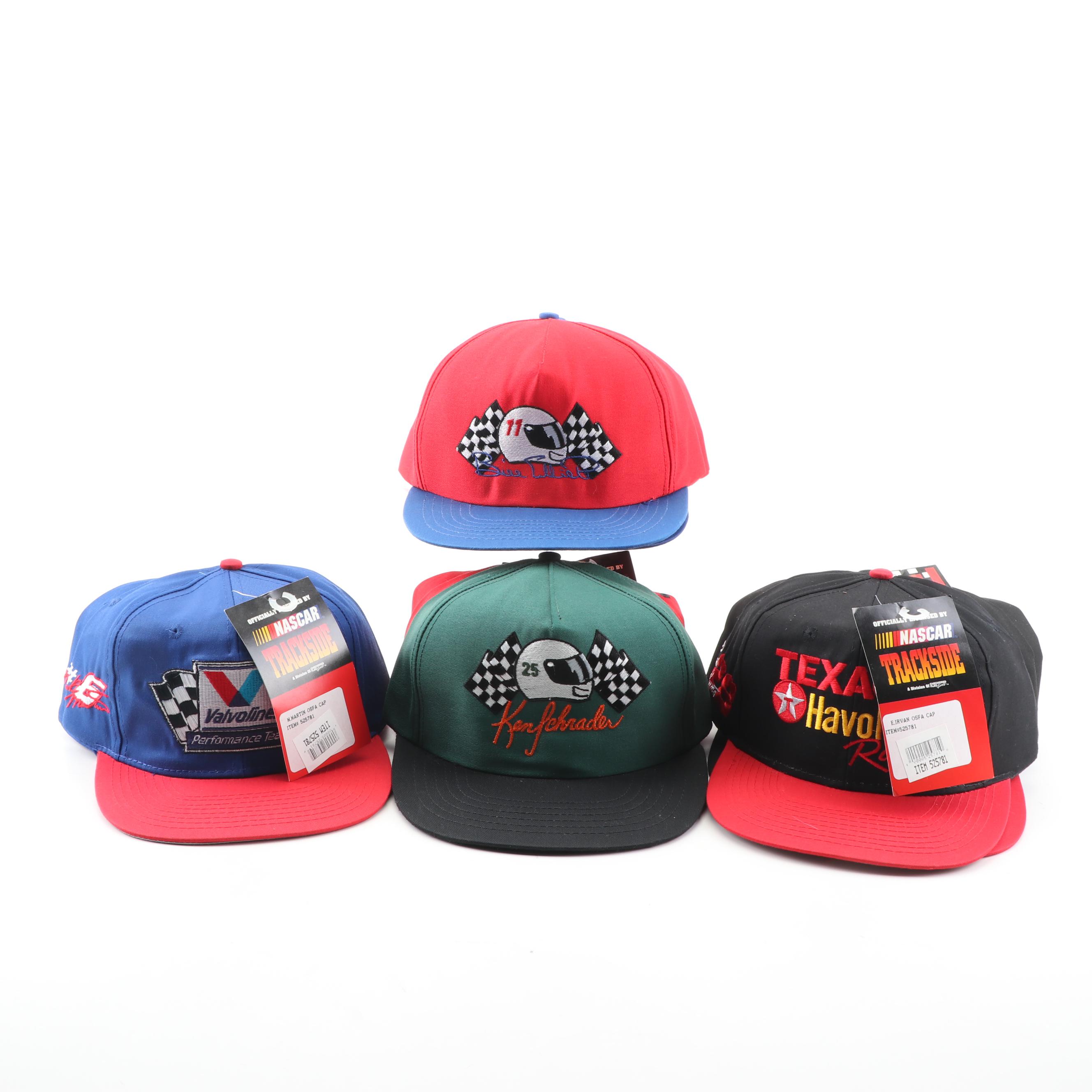 NASCAR Hats Including Bill Elliott and Mark Martin