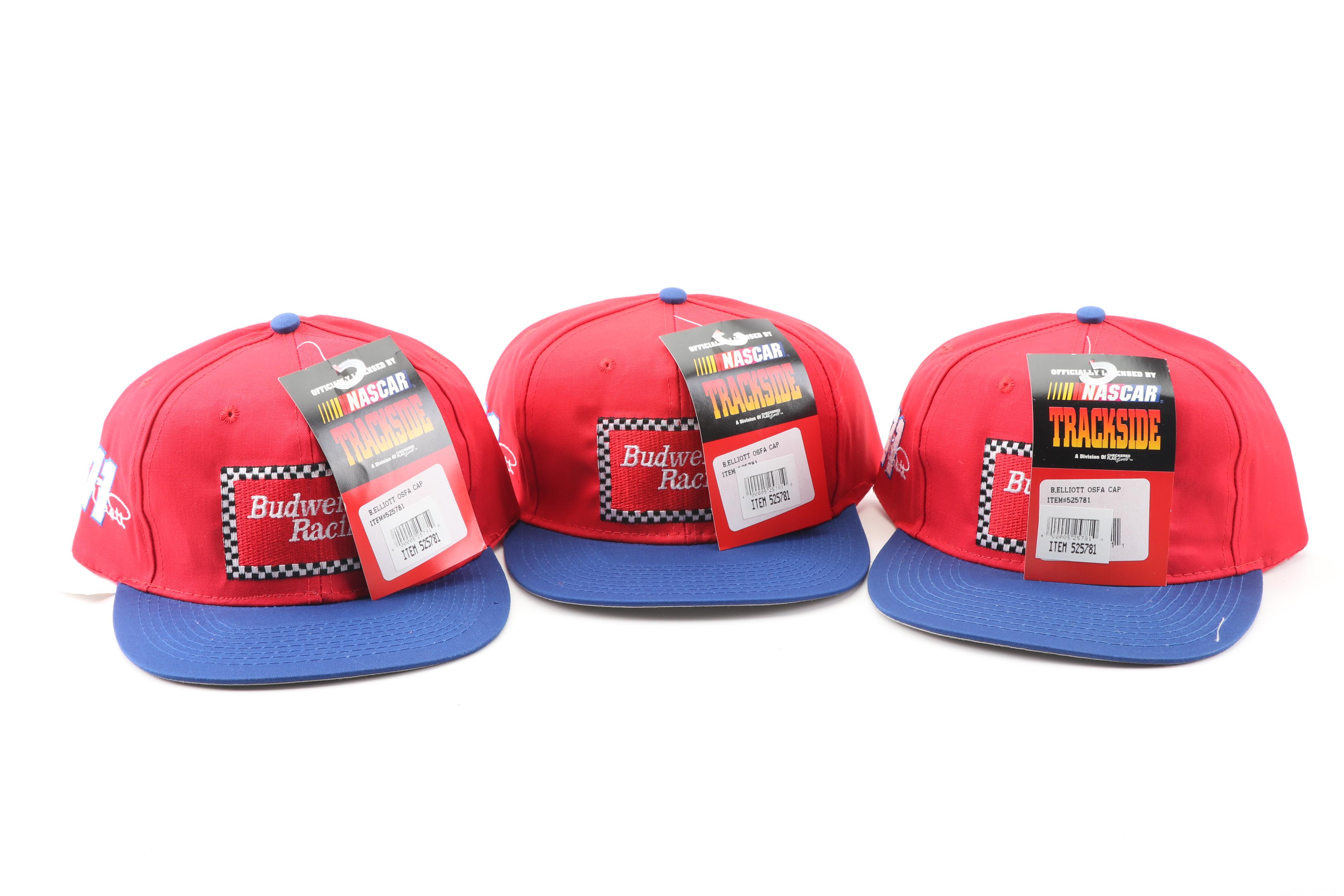 NASCAR Hats Including Bill Elliott and Mark Martin