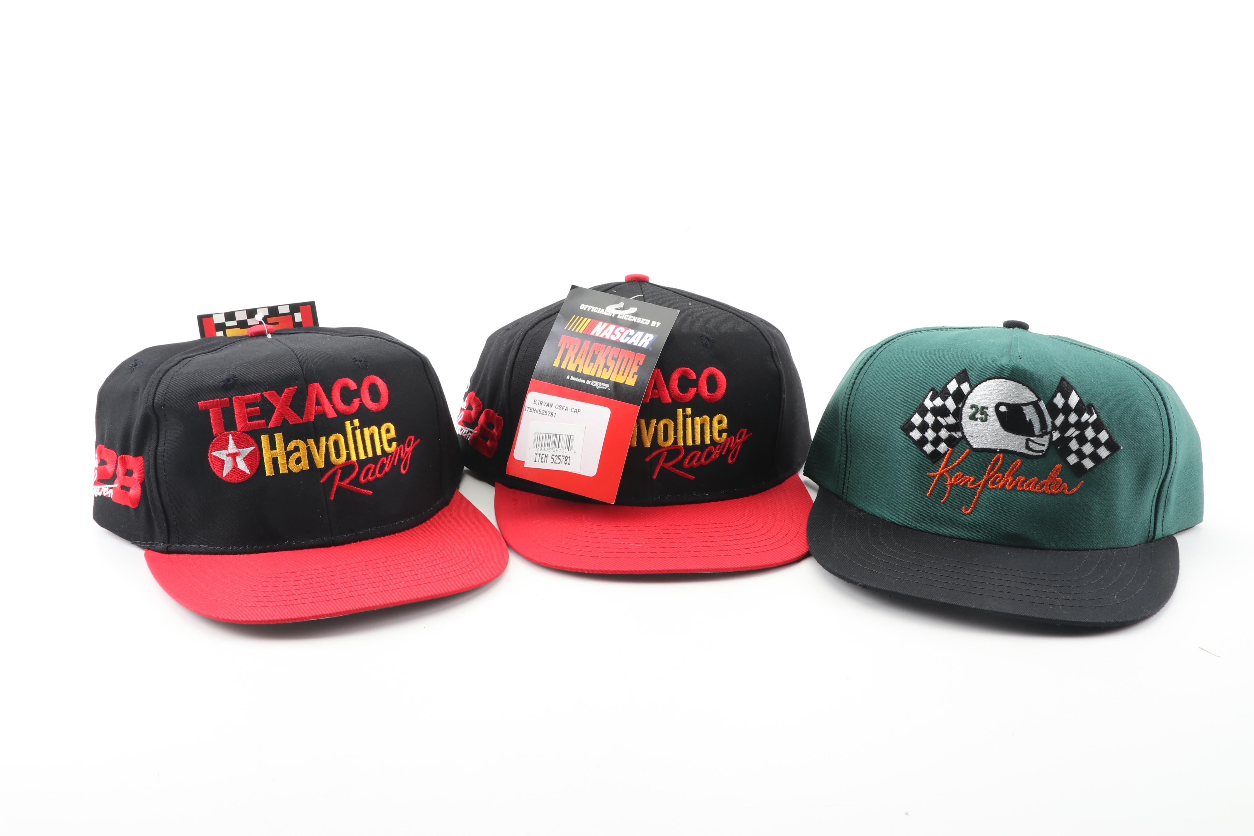 NASCAR Hats Including Bill Elliott and Mark Martin