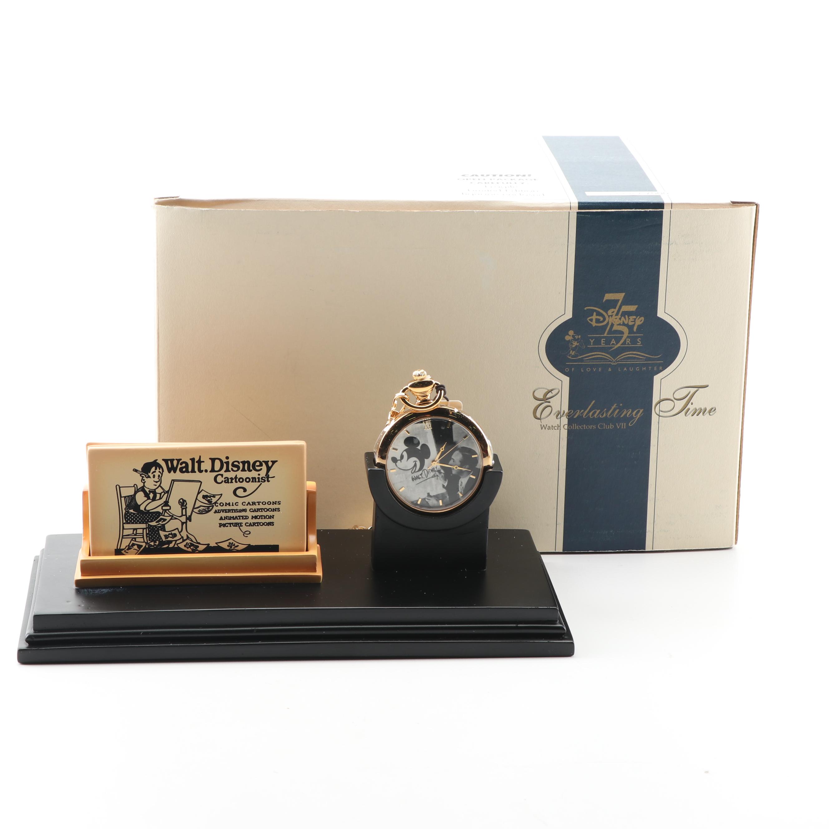Disney 75 Years of Magic Everlasting Time Watch Collectors Club