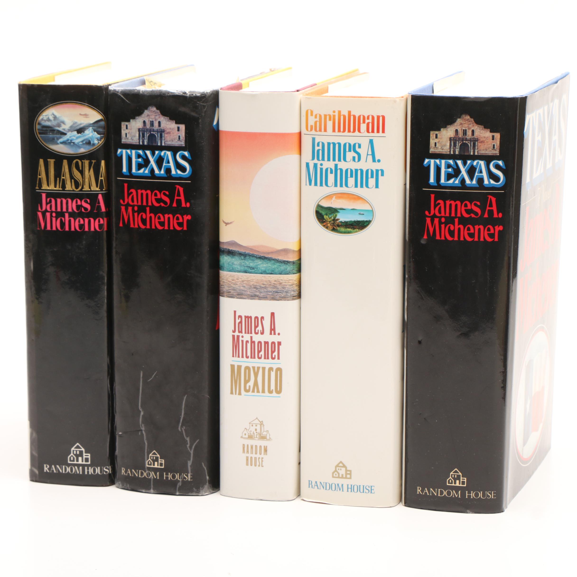 James A. Michener Books featuring Signed First Edition
