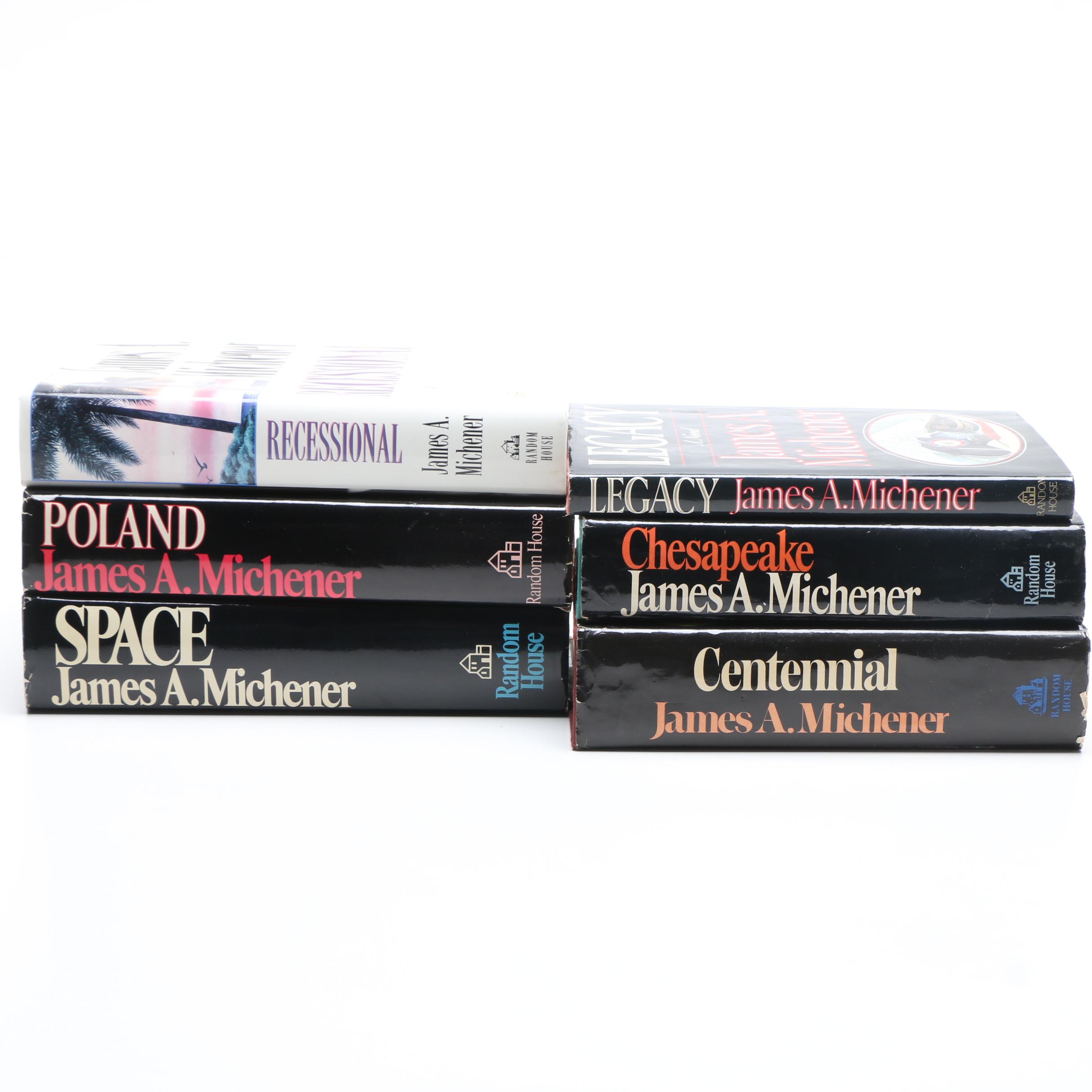 James A. Michener Books featuring Signed First Edition