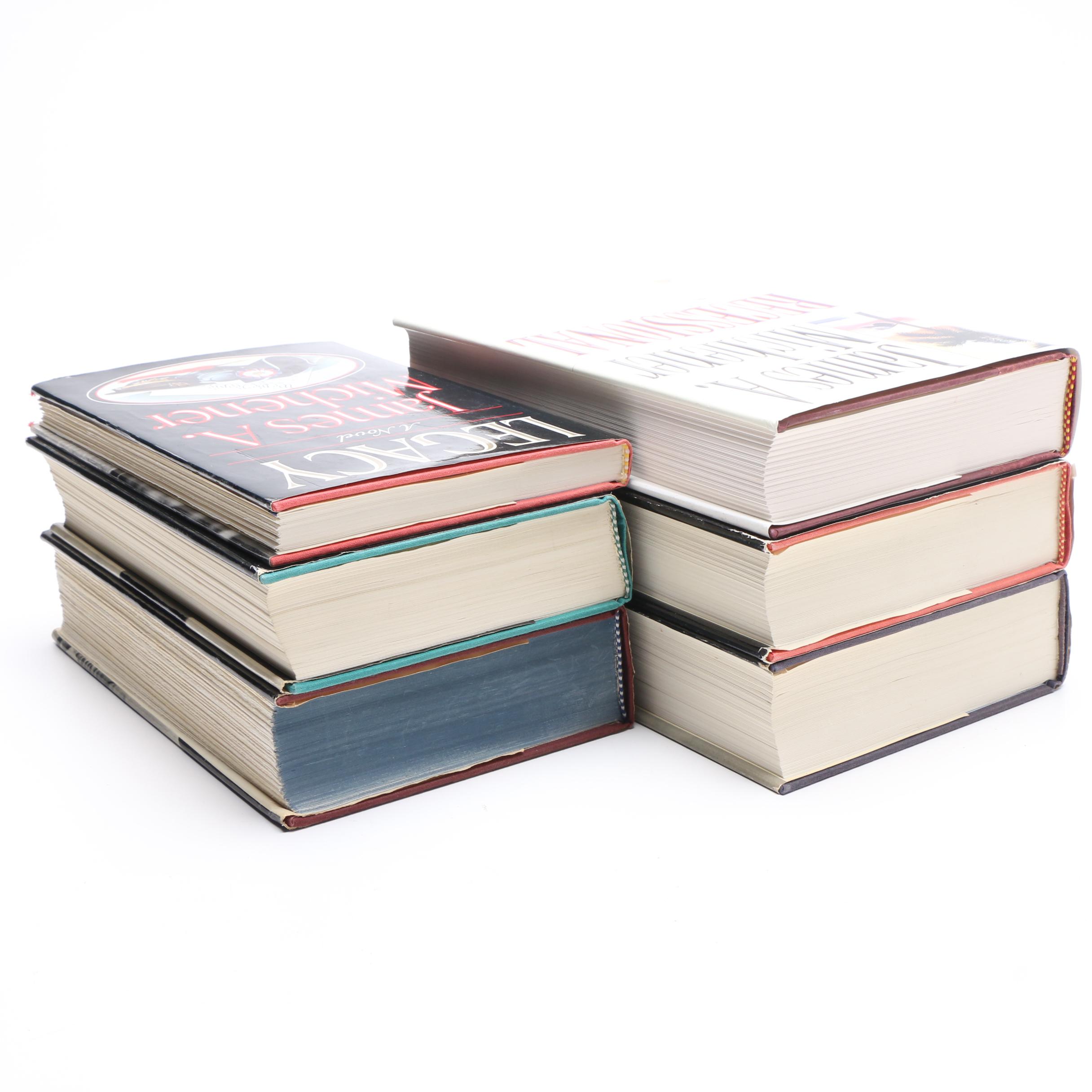 James A. Michener Books featuring Signed First Edition