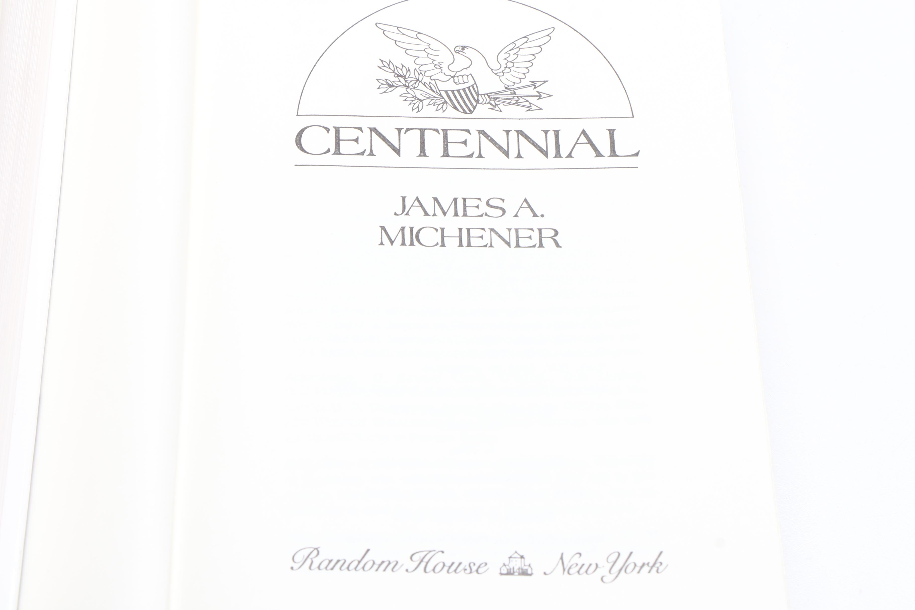 James A. Michener Books featuring Signed First Edition