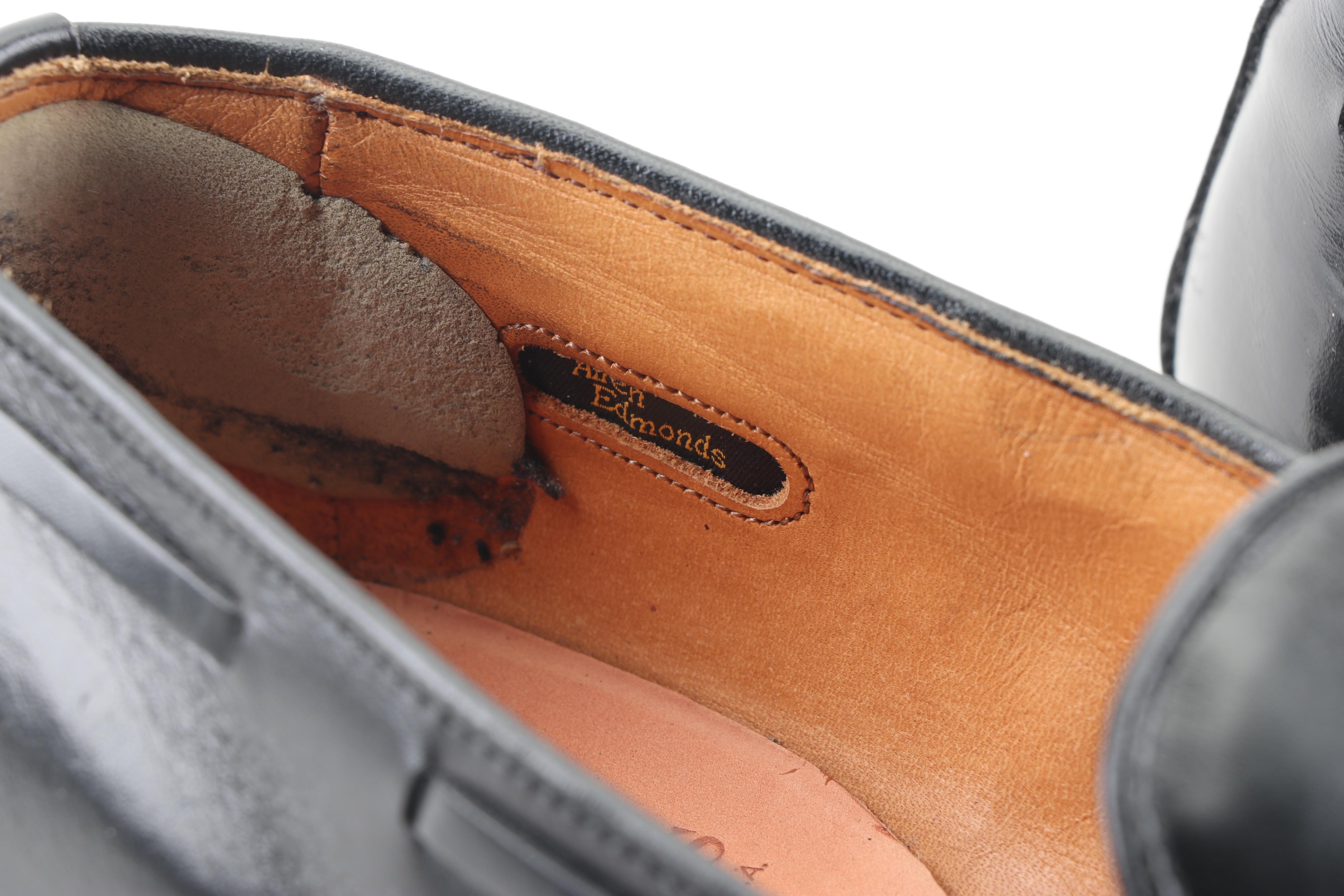 Men's Allen Edmonds Grayson Black Leather Tassel Loafers