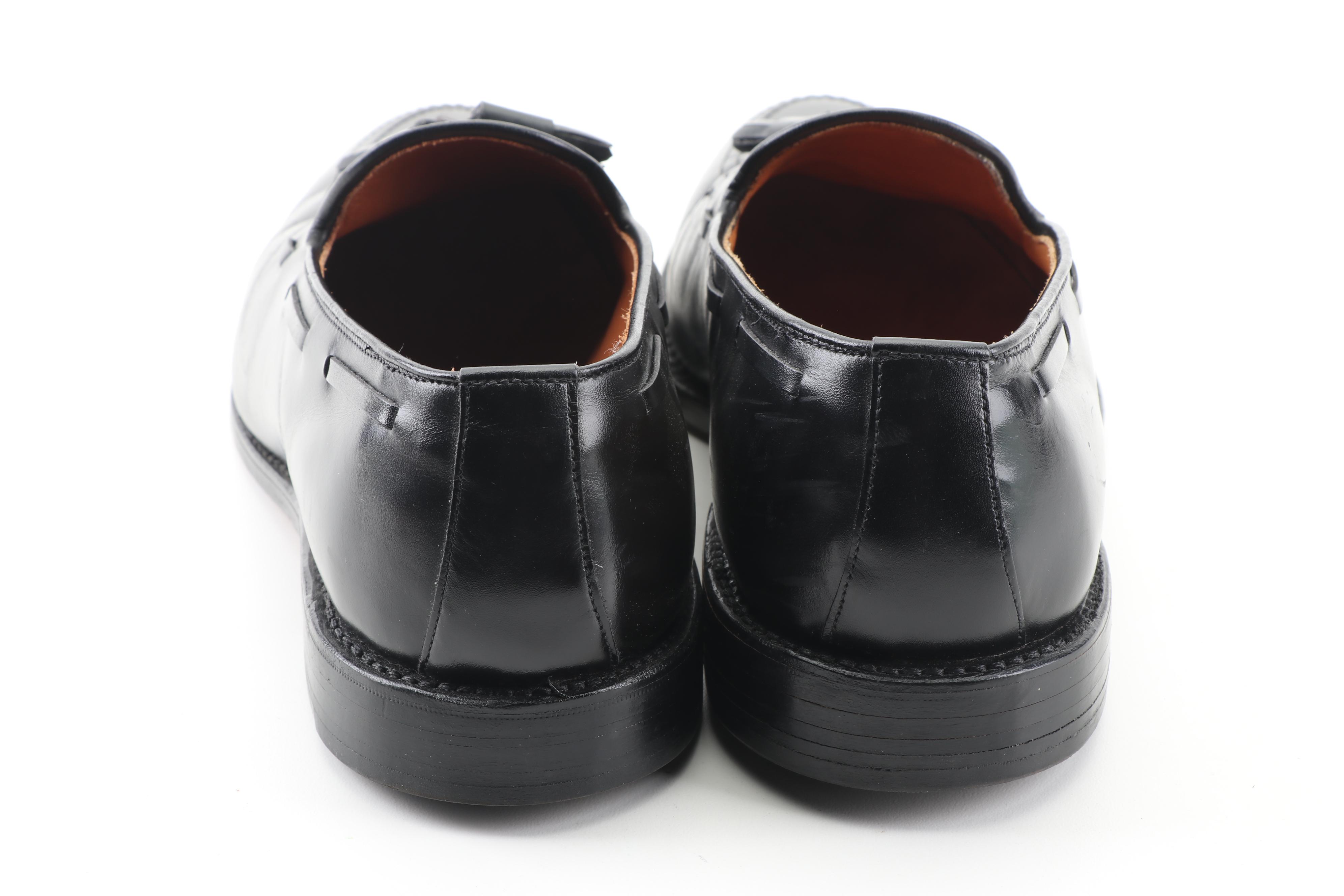 Men's Allen Edmonds Grayson Black Leather Tassel Loafers