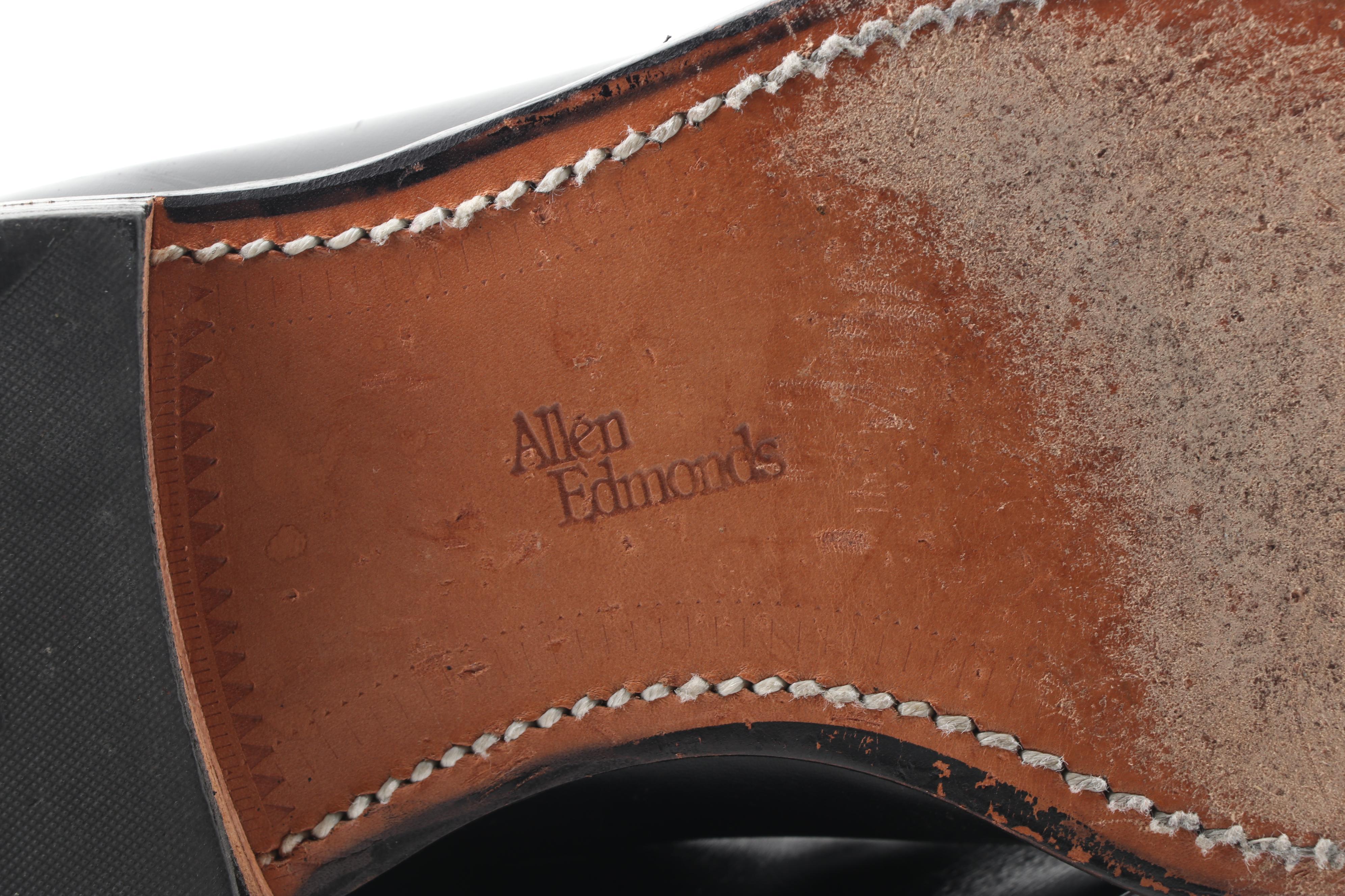 Men's Allen Edmonds Grayson Black Leather Tassel Loafers