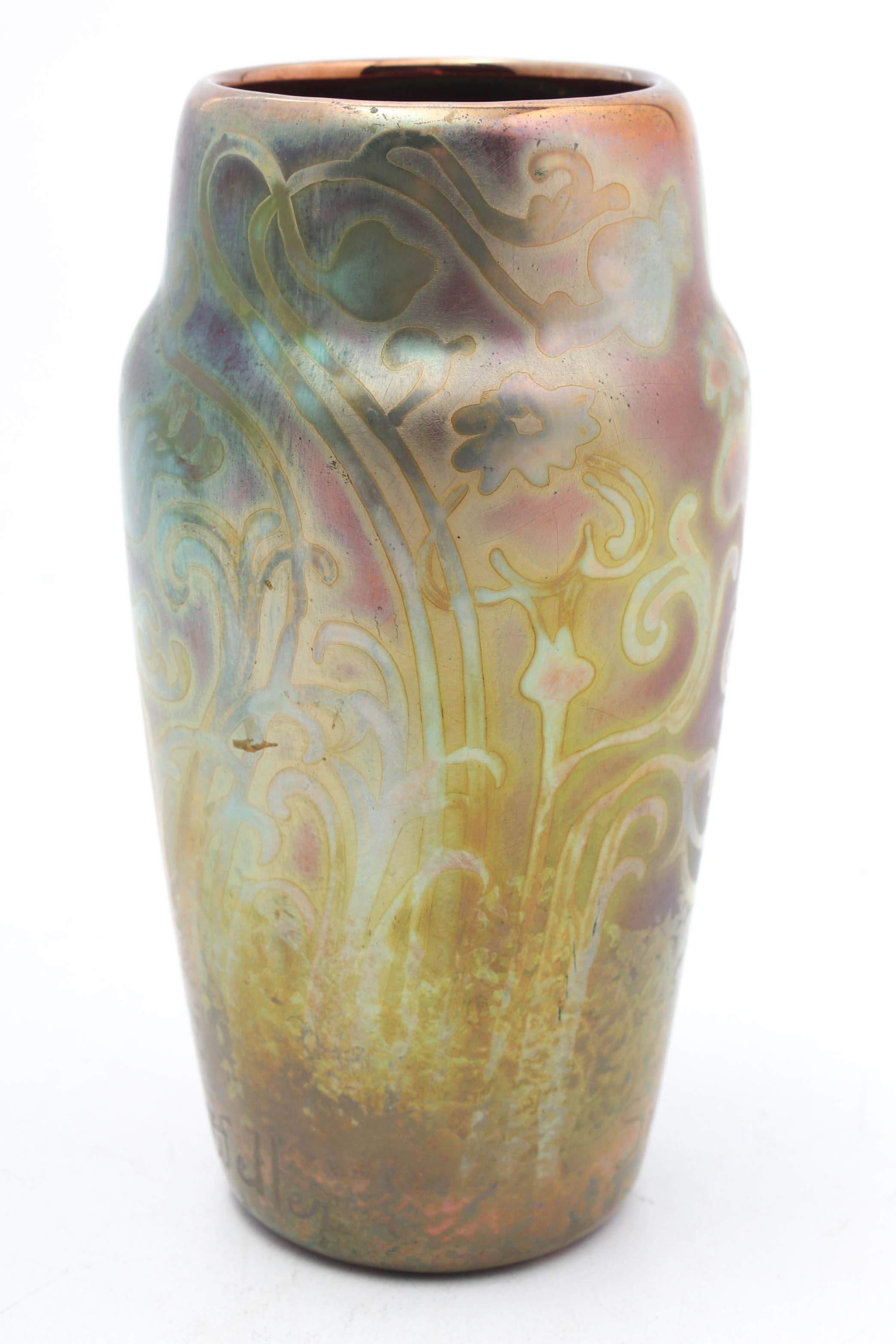 Weller Pottery "Sicard" Vase with Signature, circa 1900