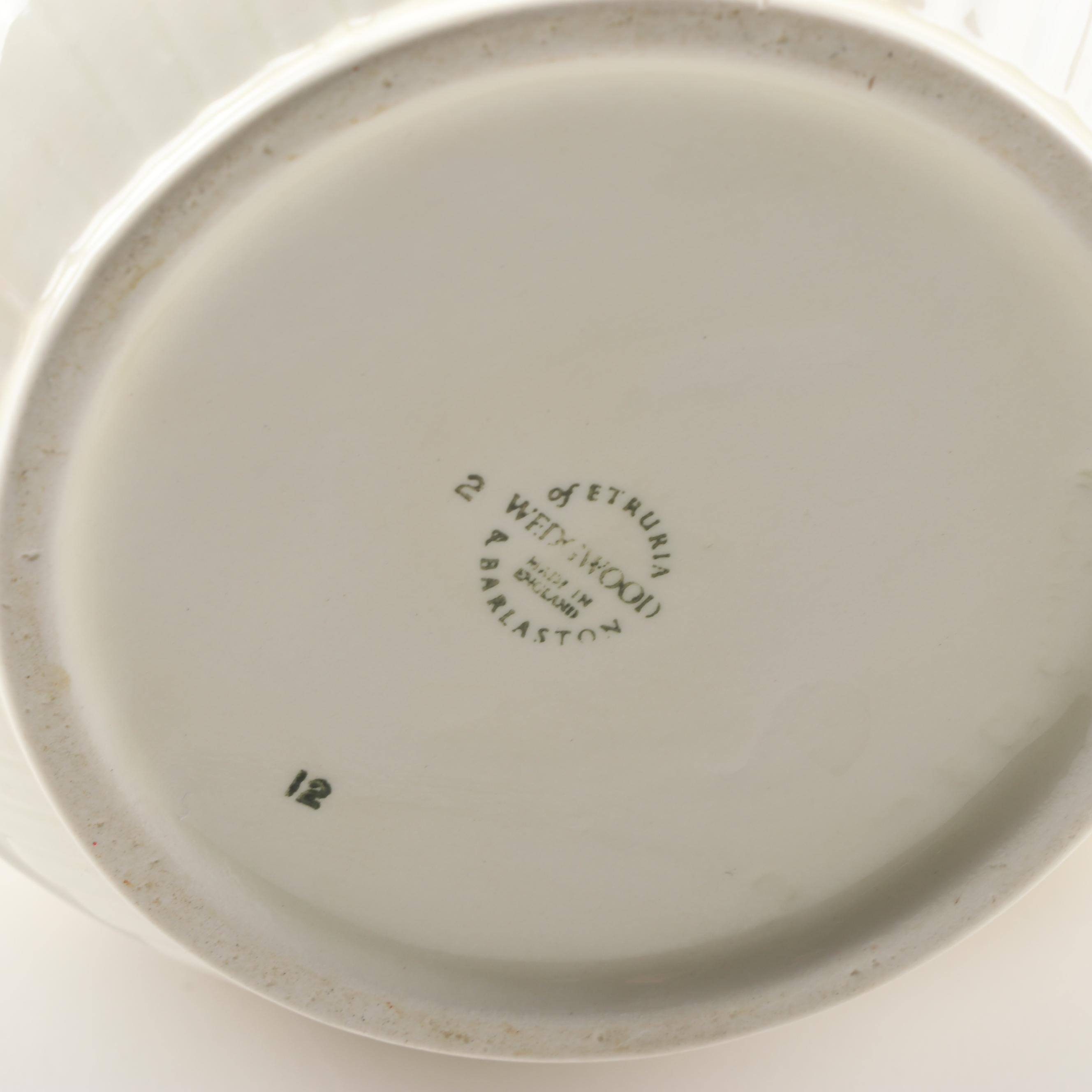 Wedgwood "D'Ye Ken John Peel" Equestrian Motif Earthenware Pitchers, Mid-Century