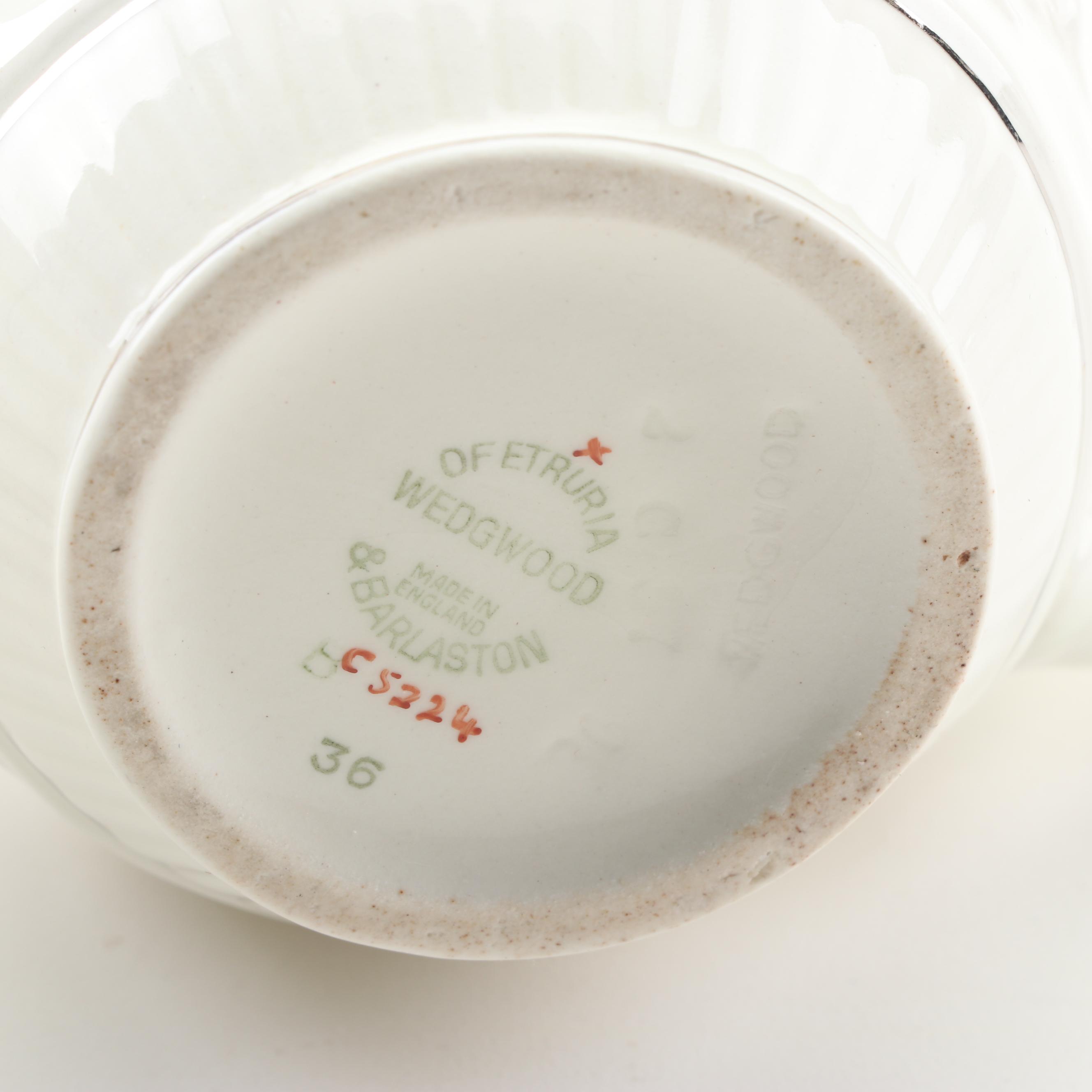 Wedgwood "D'Ye Ken John Peel" Equestrian Motif Earthenware Pitchers, Mid-Century