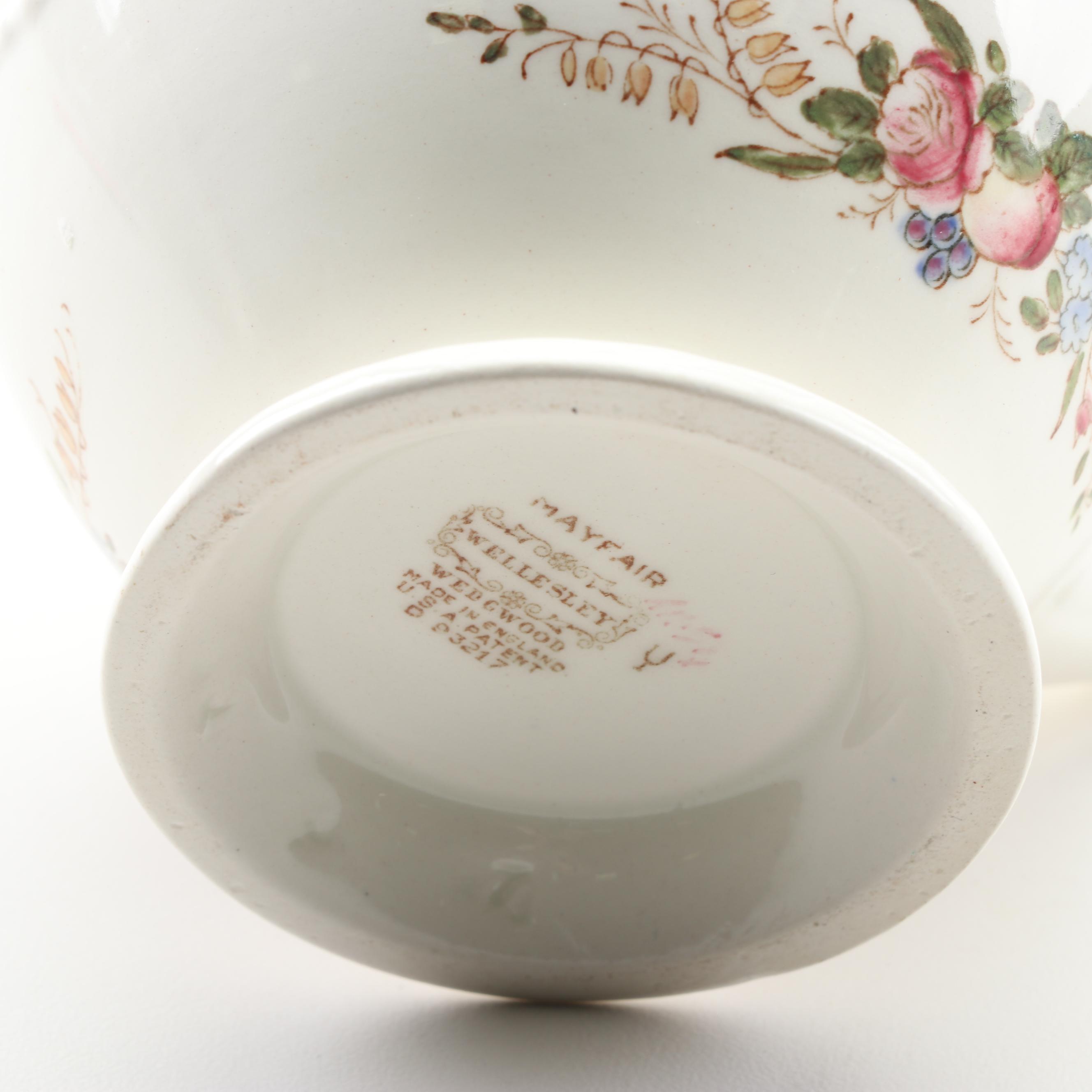 Wedgwood "Mayfair" Earthenware Coffee Serveware, Early 20th Century