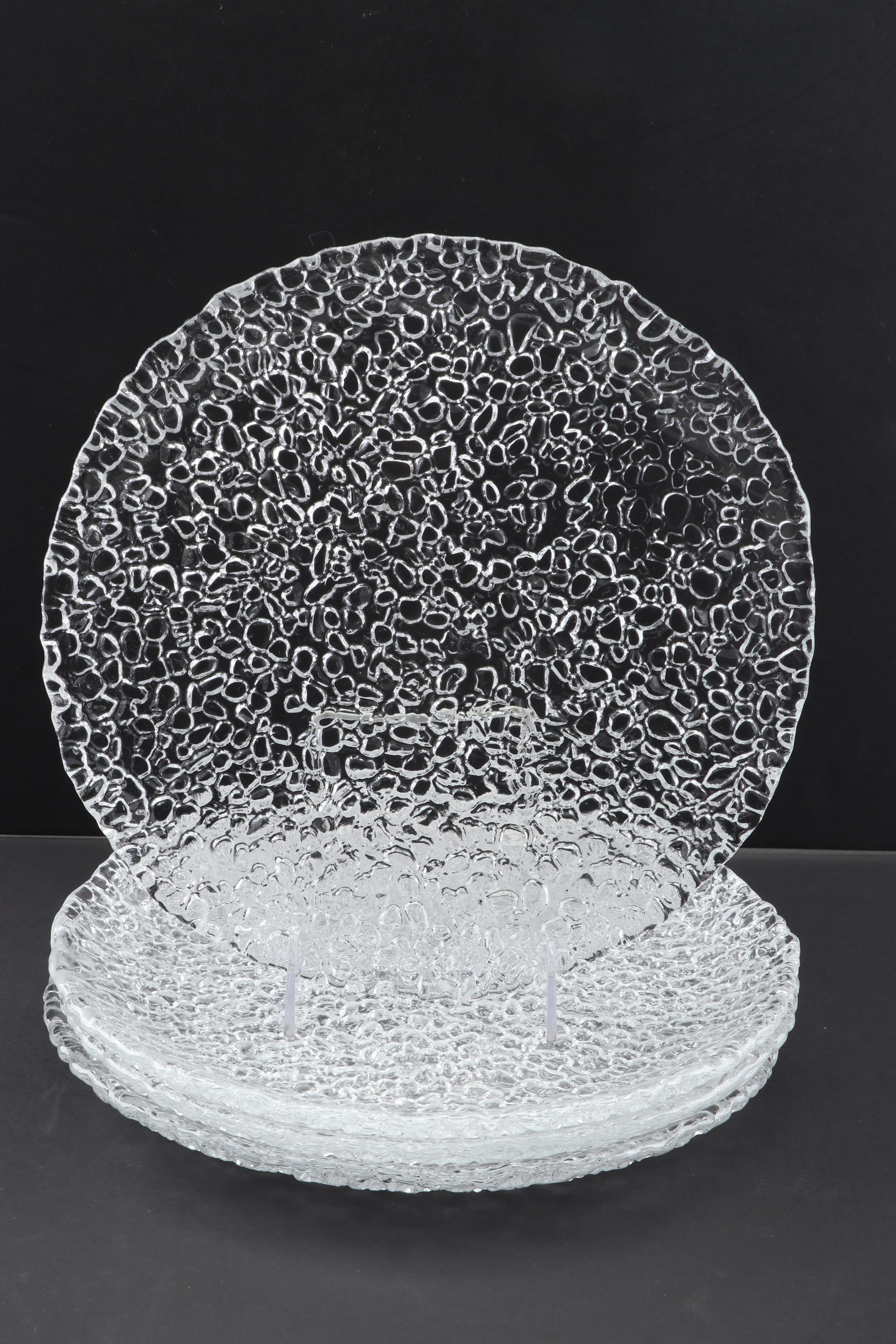 Crate & Barrel "Riviera" Glass Dinnerware