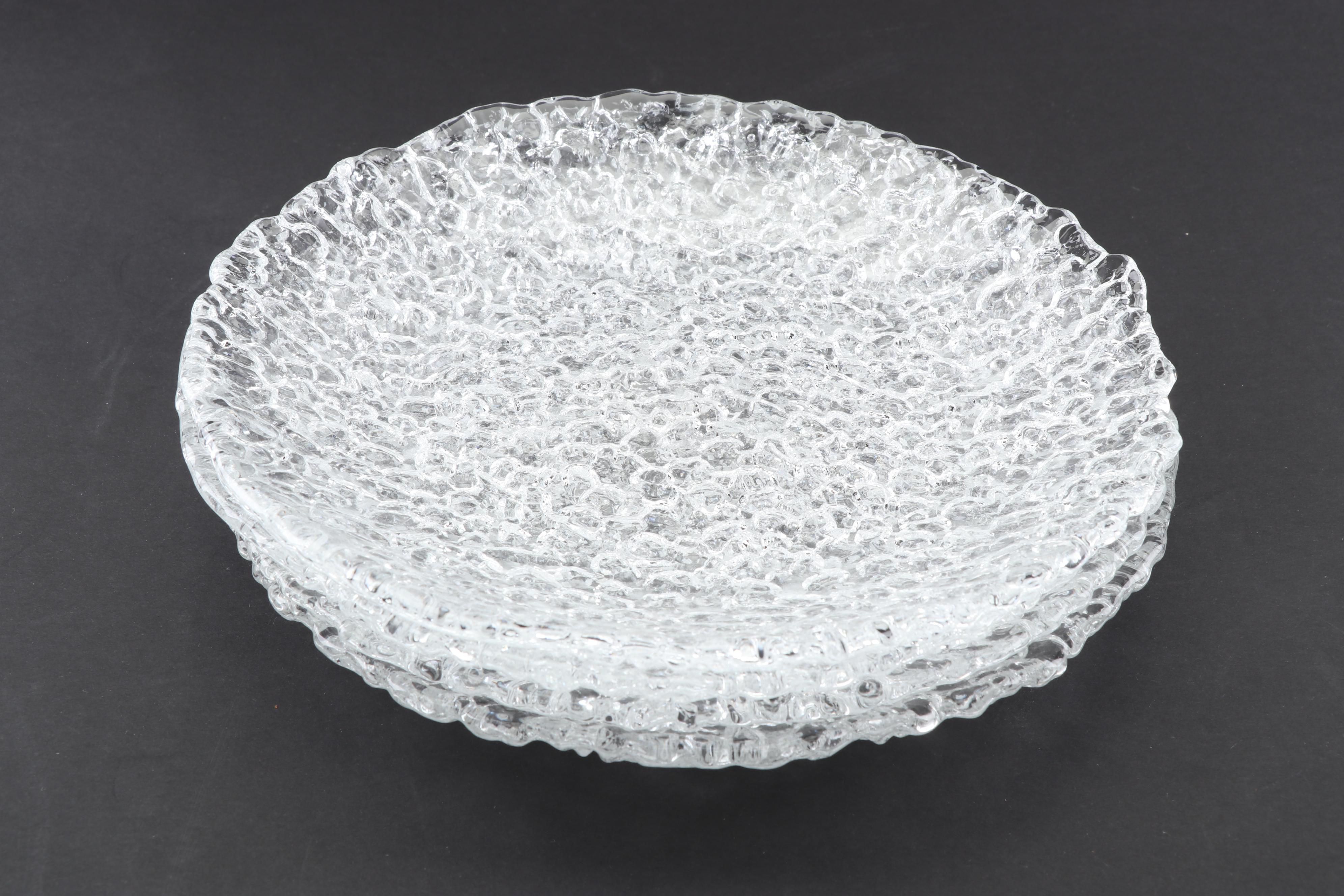 Crate & Barrel "Riviera" Glass Dinnerware