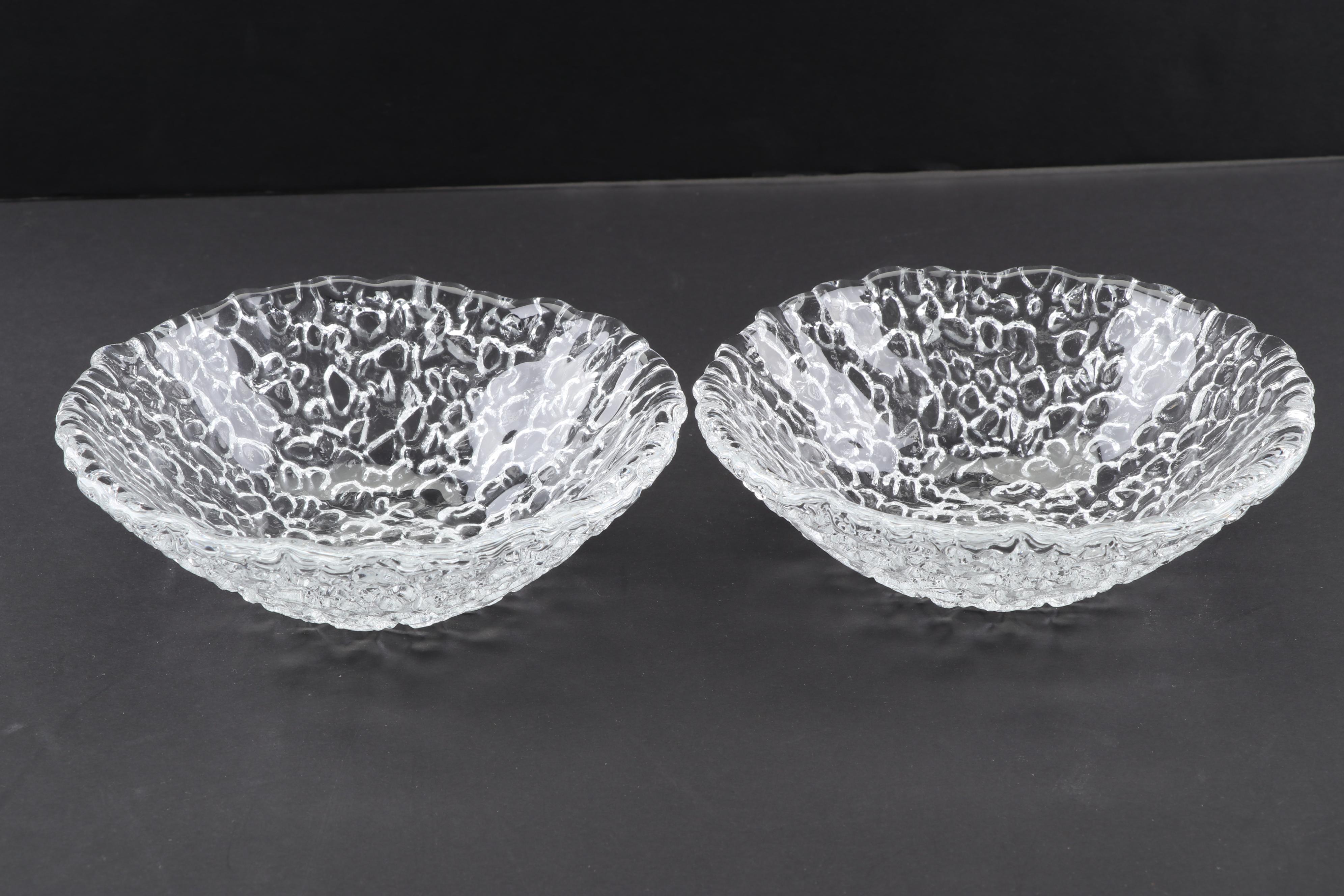 Crate & Barrel "Riviera" Glass Dinnerware