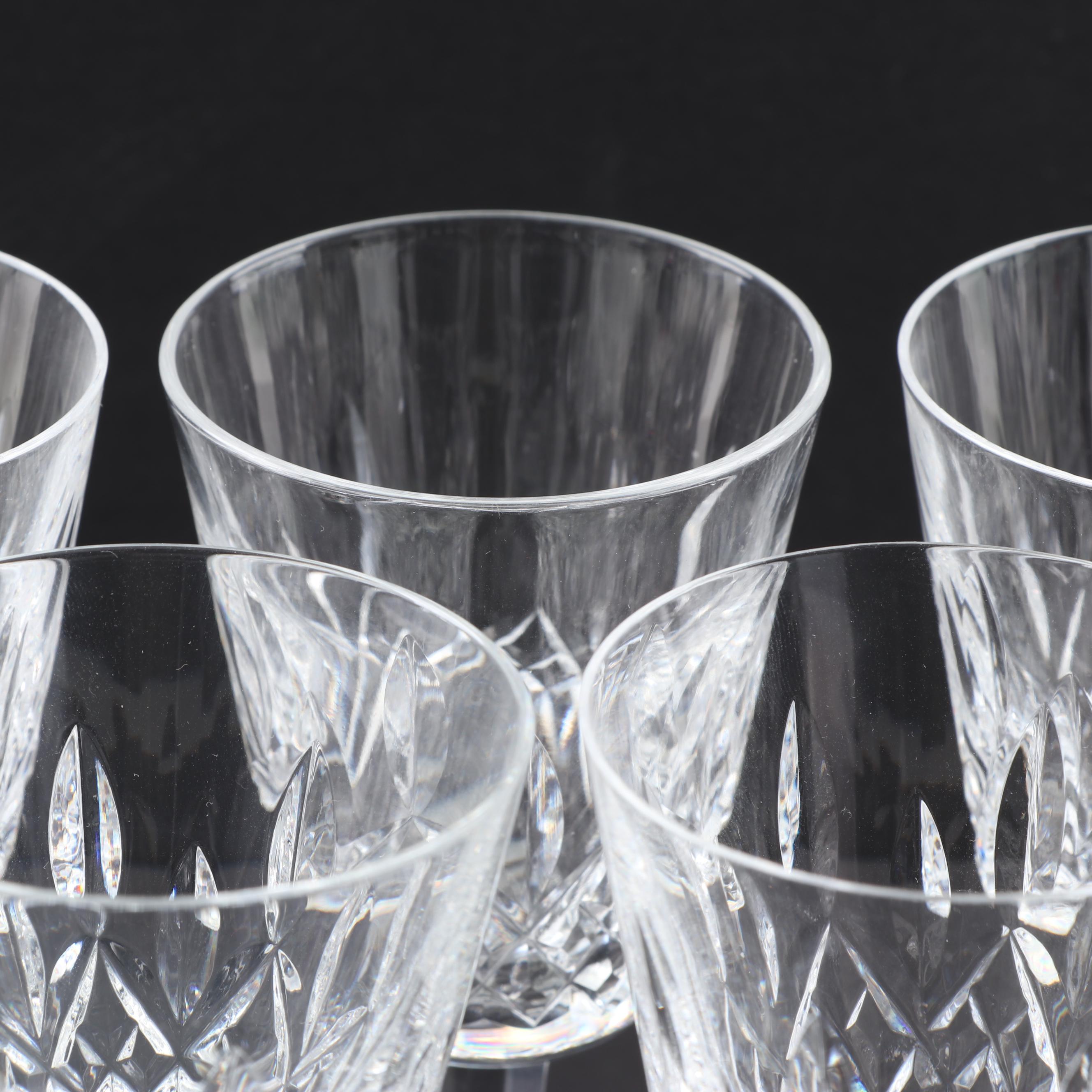 Waterford Crystal "Lismore" White Wine Glasses