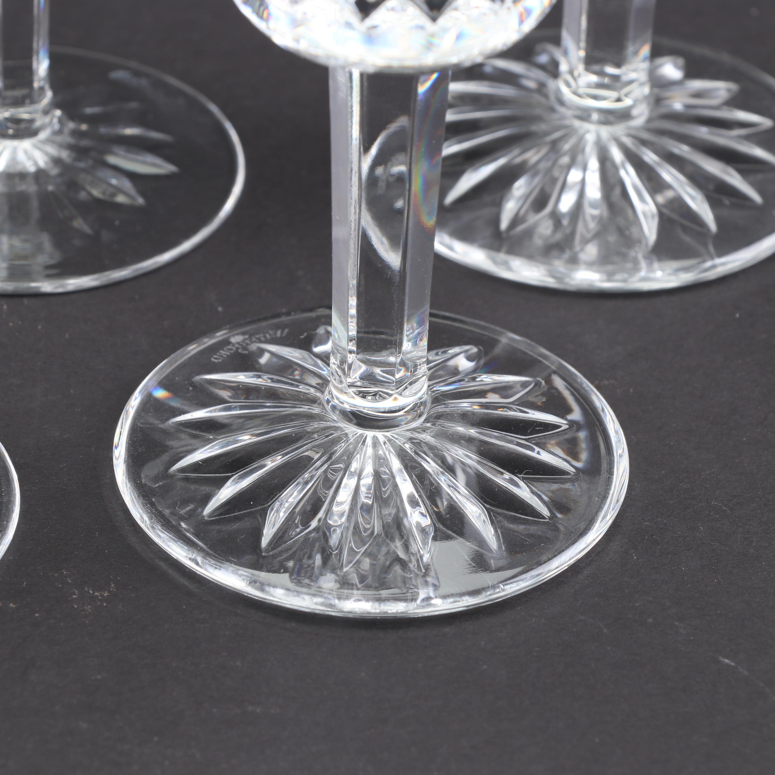 Waterford Crystal "Lismore" White Wine Glasses